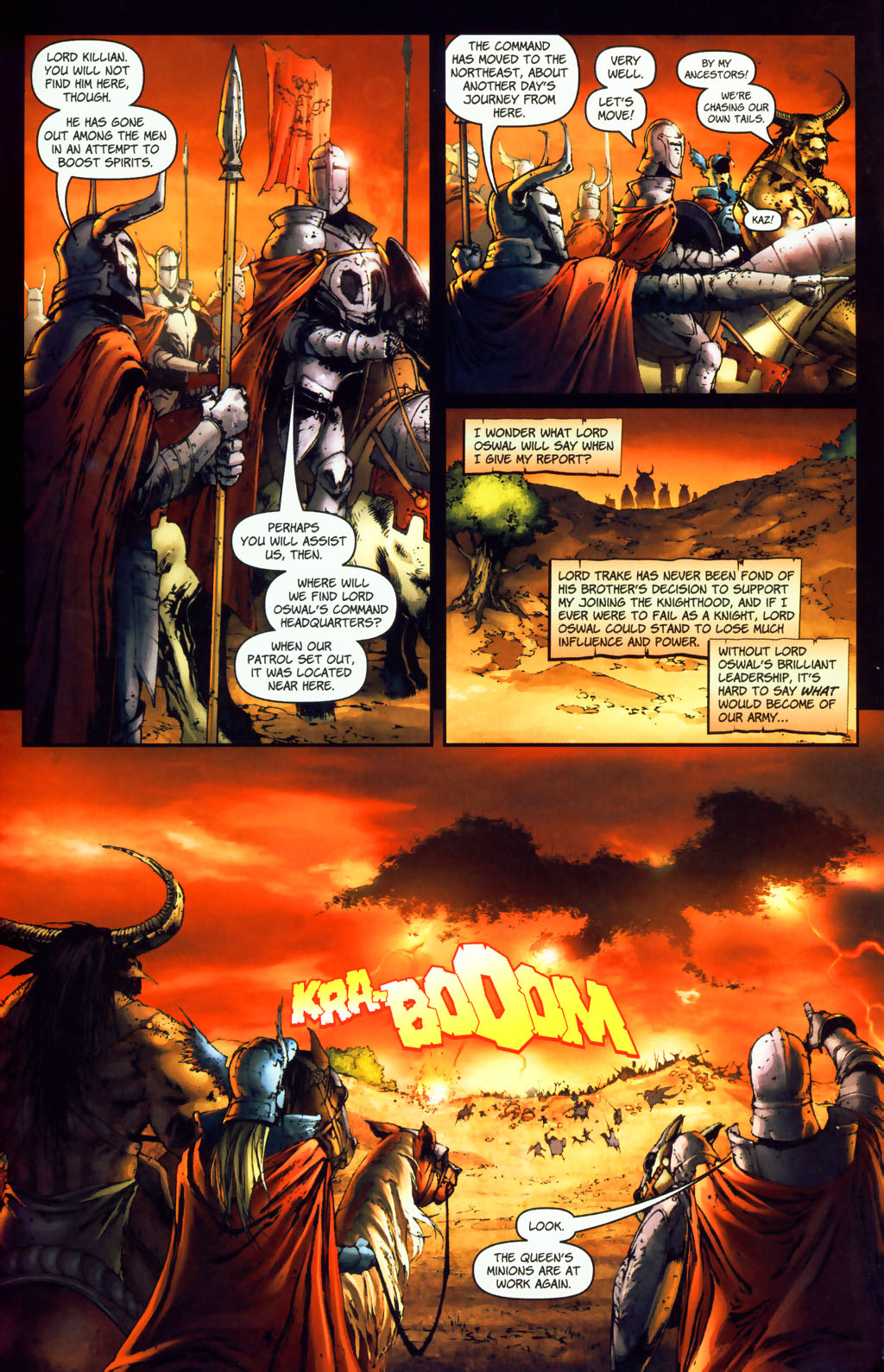 Read online Dragonlance: The Legend of Huma comic -  Issue #3 - 4