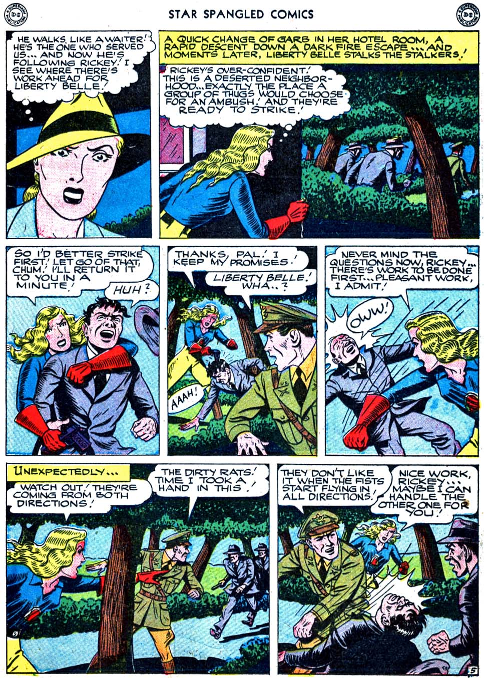 Read online Star Spangled Comics comic -  Issue #33 - 39