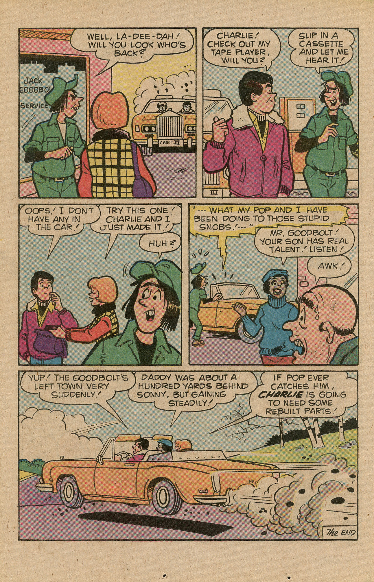 Read online Archie's TV Laugh-Out comic -  Issue #68 - 18