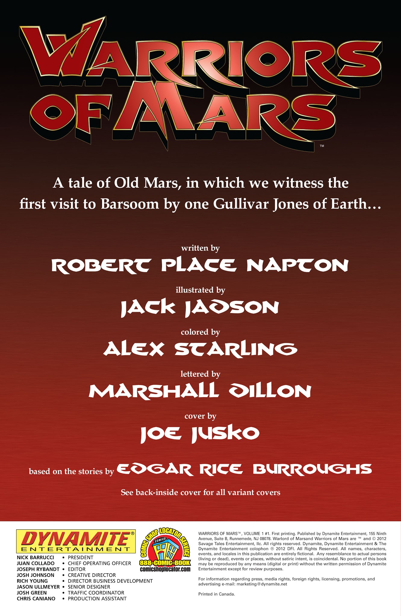 Read online Warriors of Mars comic -  Issue # TPB - 6