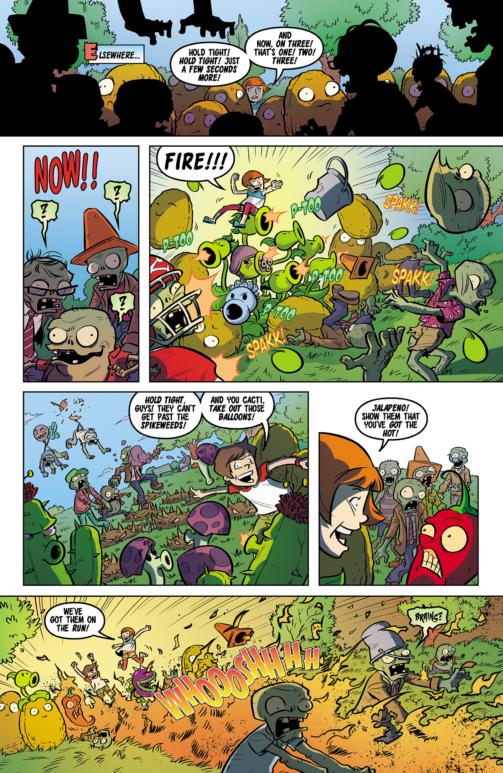 Read online Plants vs. Zombies: Lawnmageddon comic -  Issue #6 - 9