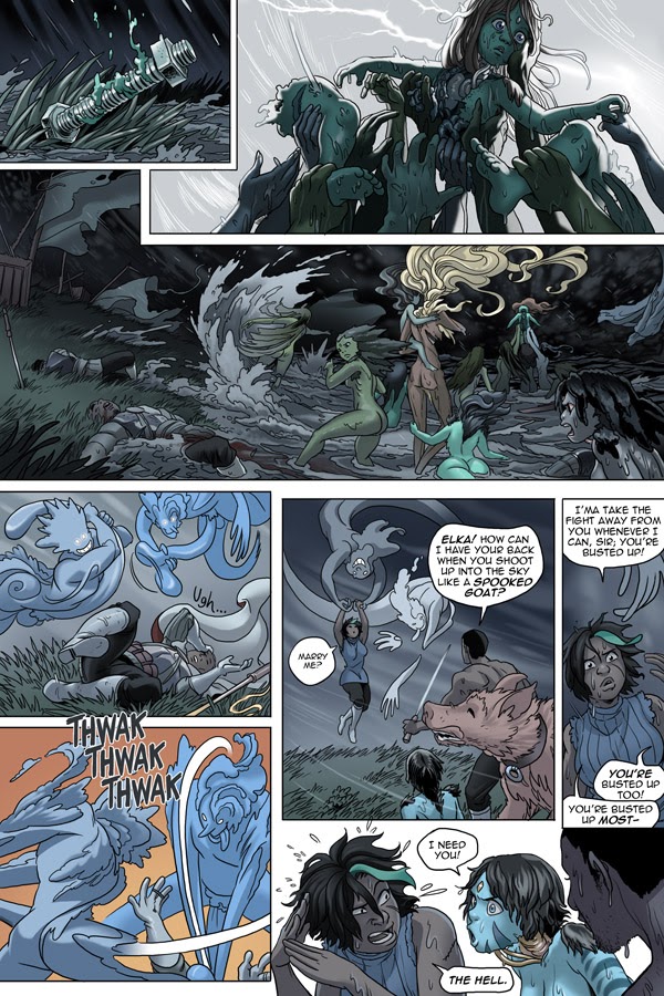 Read online Unsounded comic -  Issue #15 - 100