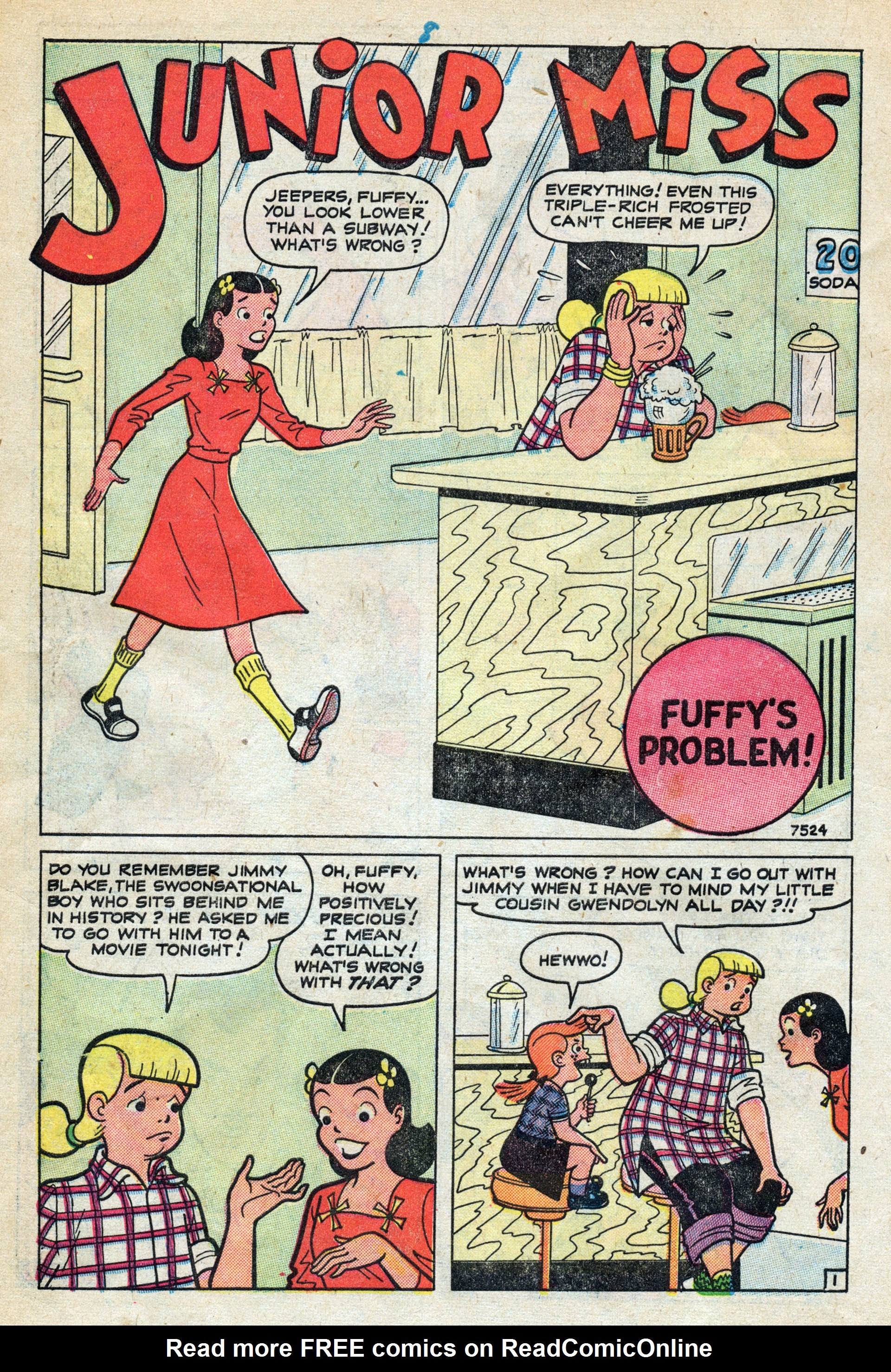 Read online Junior Miss (1947) comic -  Issue #39 - 10