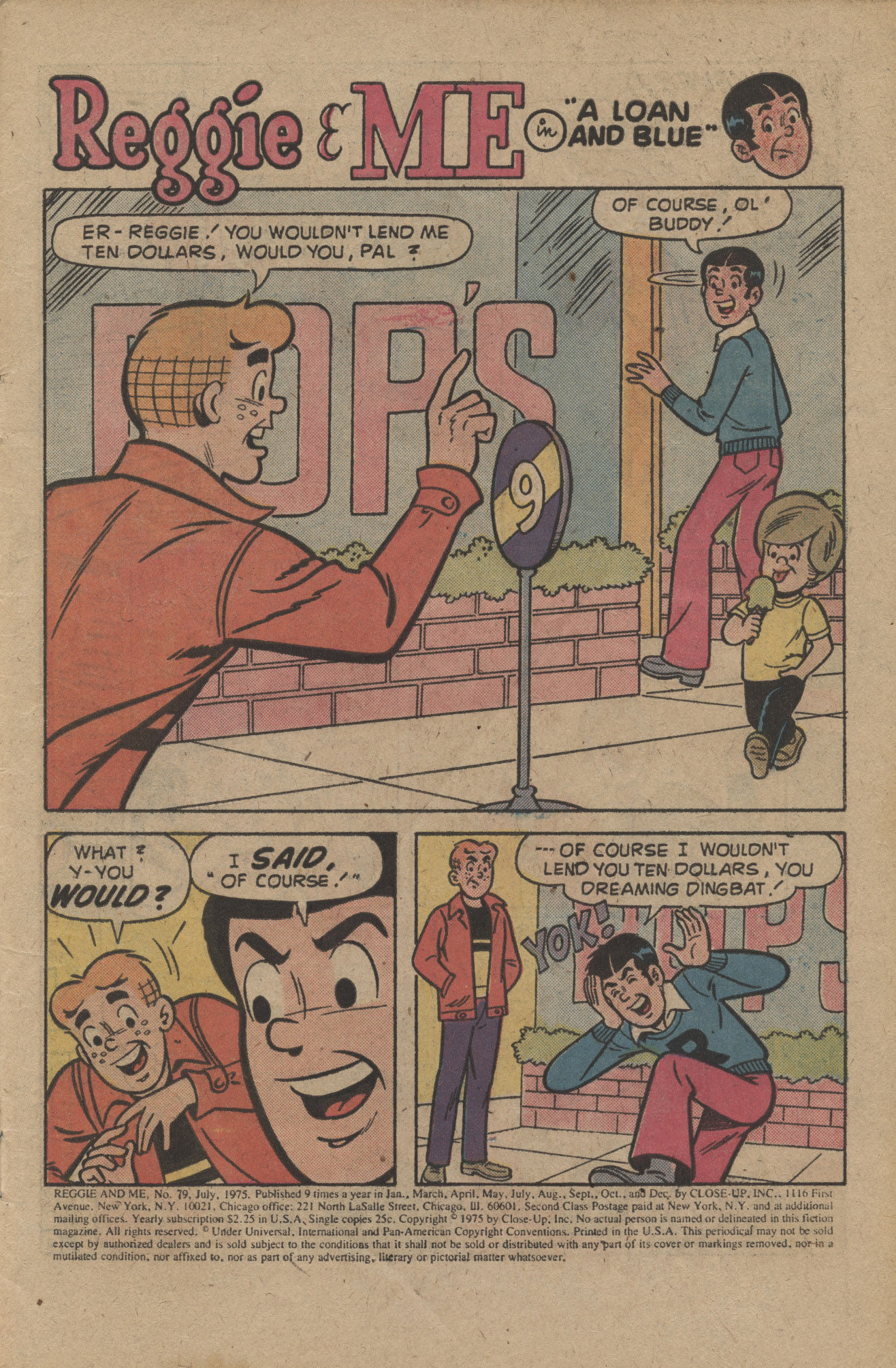 Read online Reggie and Me (1966) comic -  Issue #79 - 3