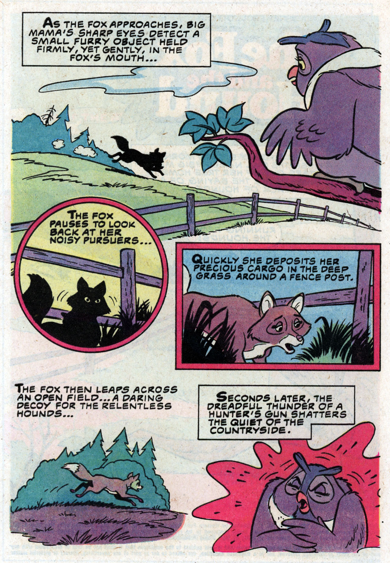 Read online Walt Disney Productions' The Fox and the Hound comic -  Issue #1 - 4