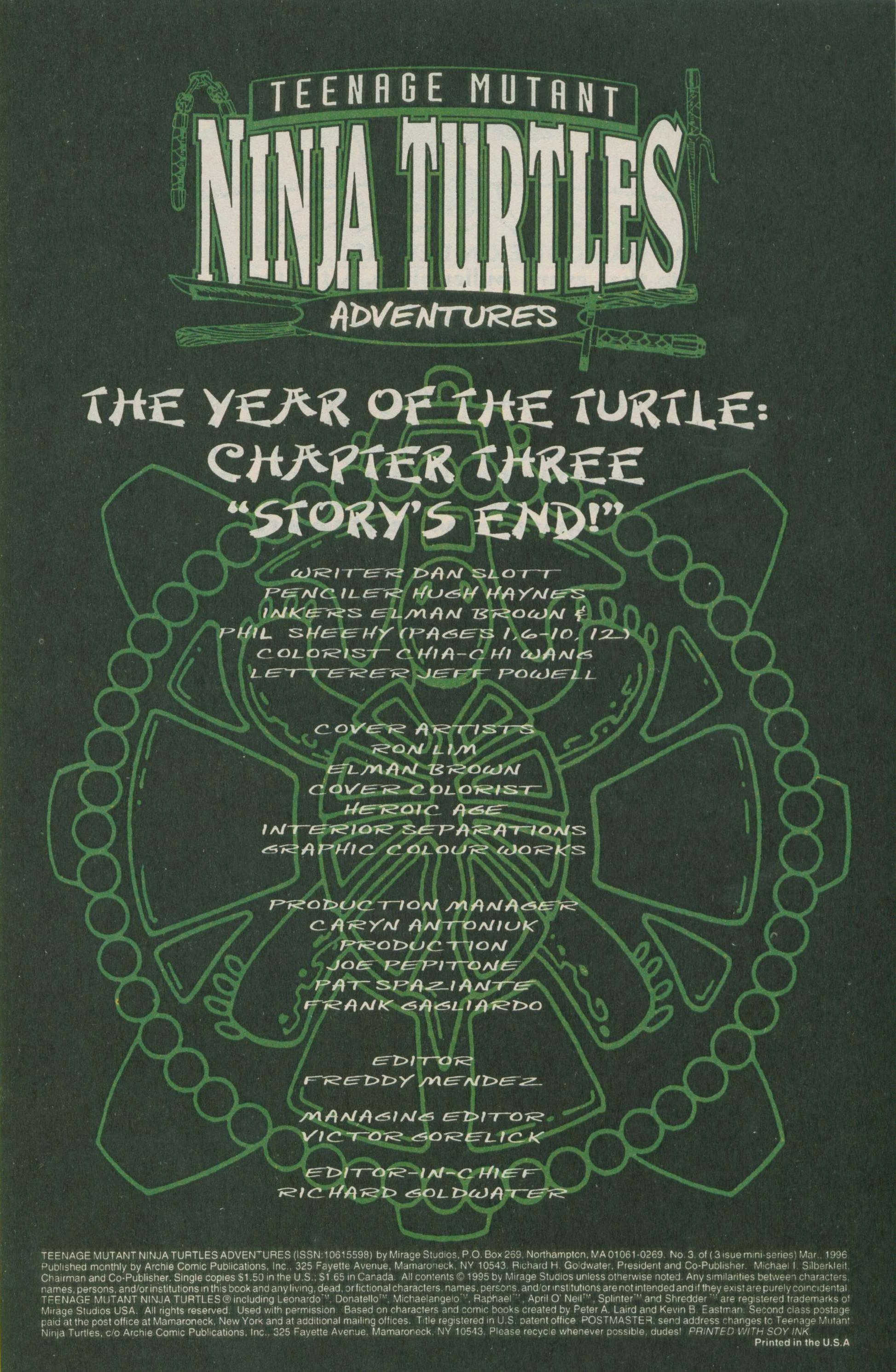 Read online Teenage Mutant Ninja Turtles Adventures (1996) comic -  Issue #3 - 3