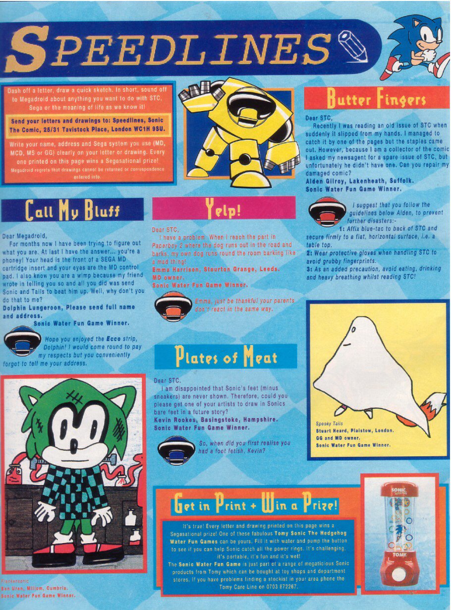Read online Sonic the Comic comic -  Issue #28 - 30