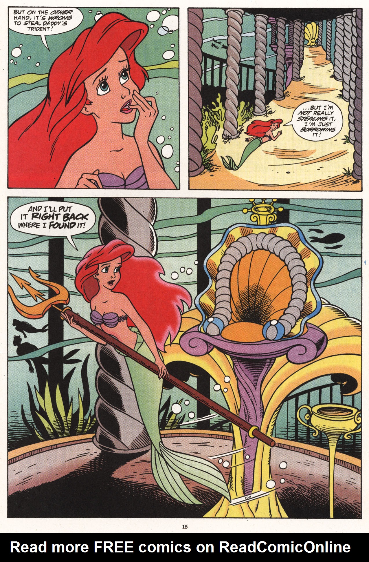 Read online Disney's The Little Mermaid comic -  Issue #3 - 17