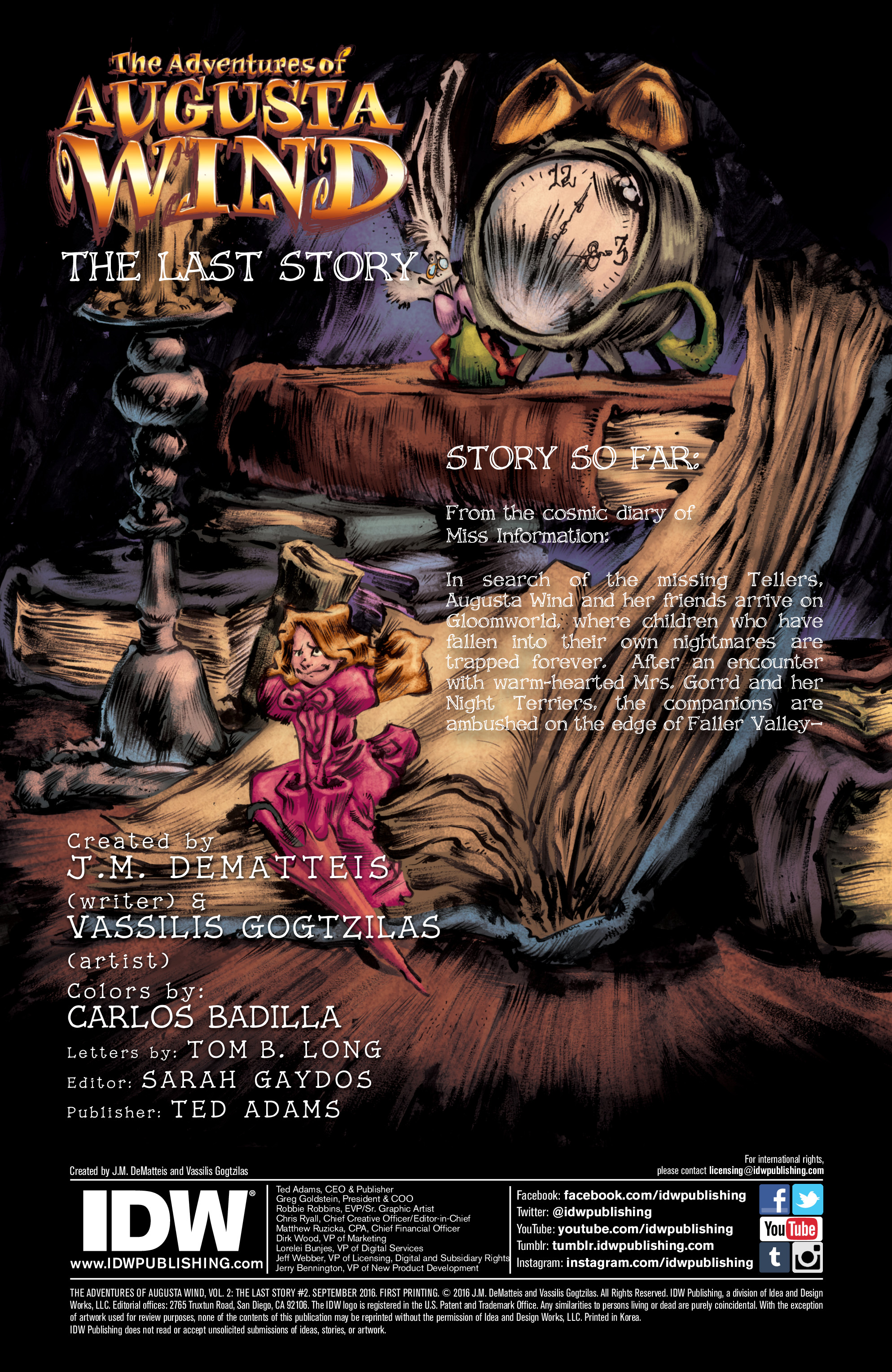 The Adventures of Augusta Wind: The Last Story Issue #2 #2 - English 2
