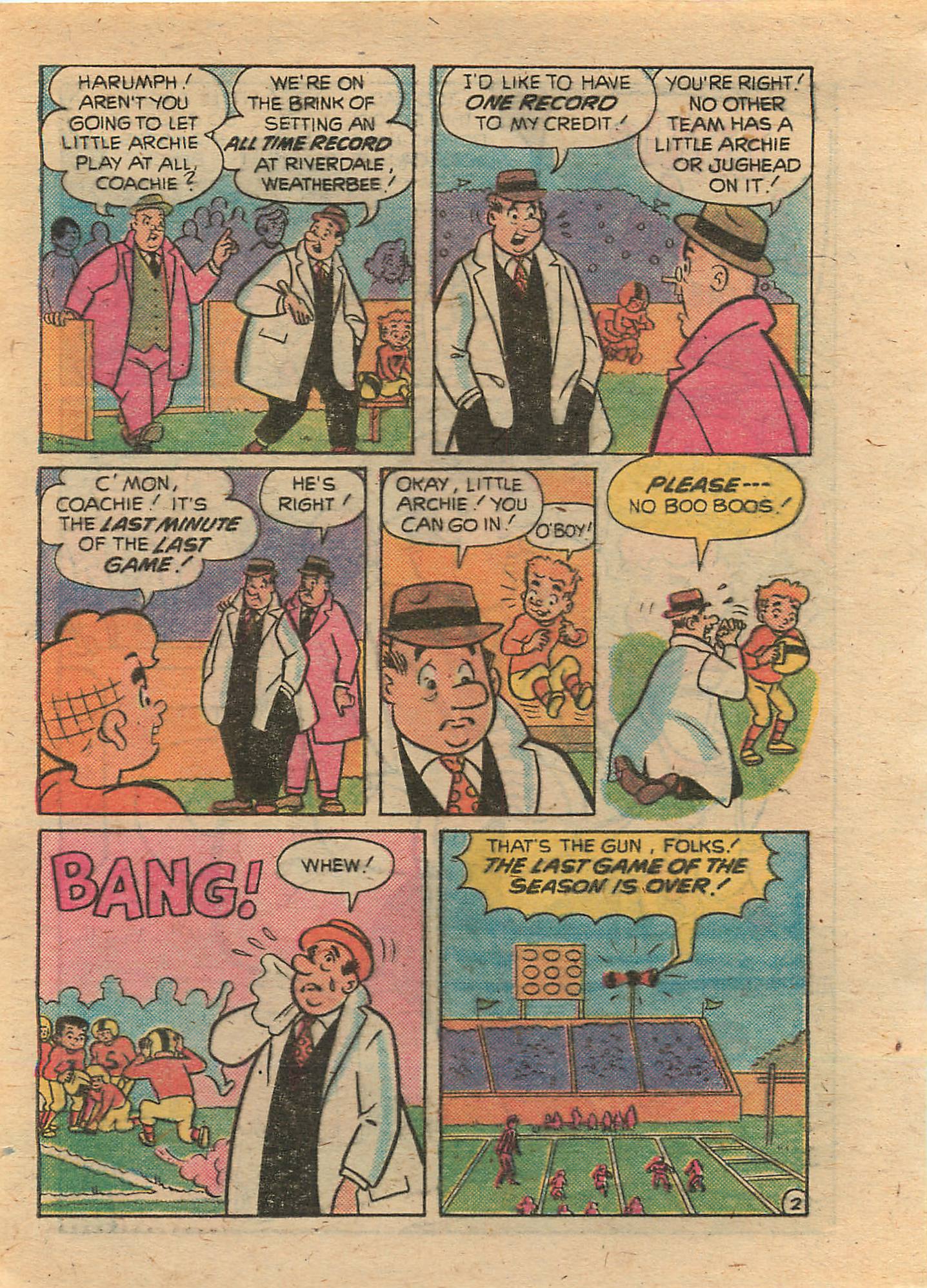 Read online Little Archie Comics Digest Magazine comic -  Issue #4 - 132
