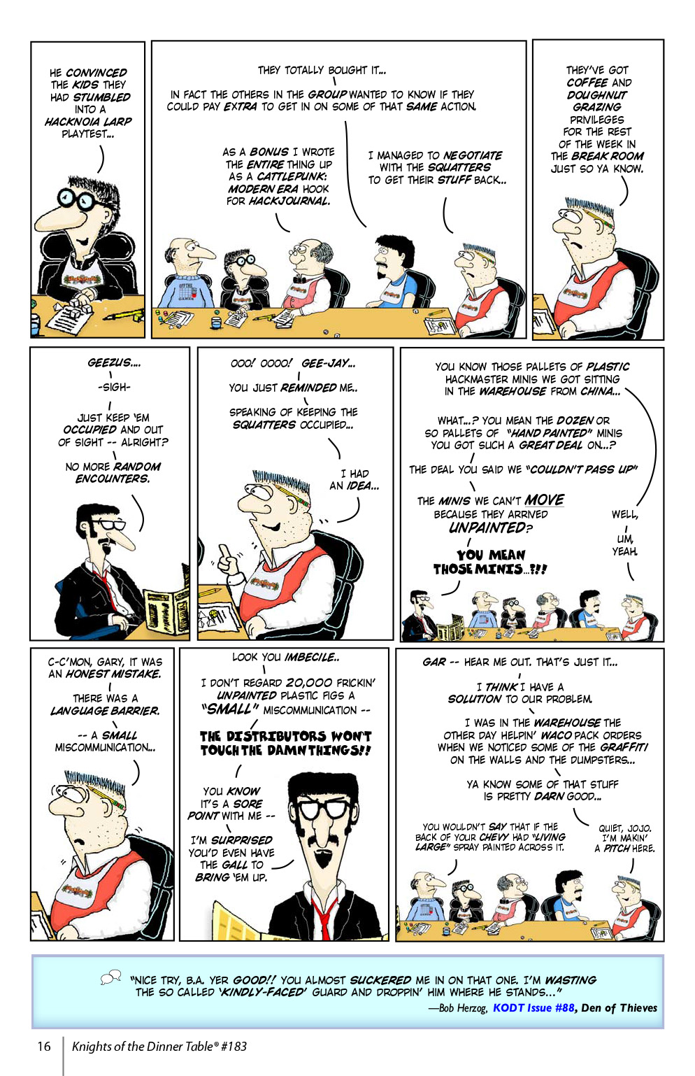 Read online Knights of the Dinner Table comic -  Issue #183 - 18