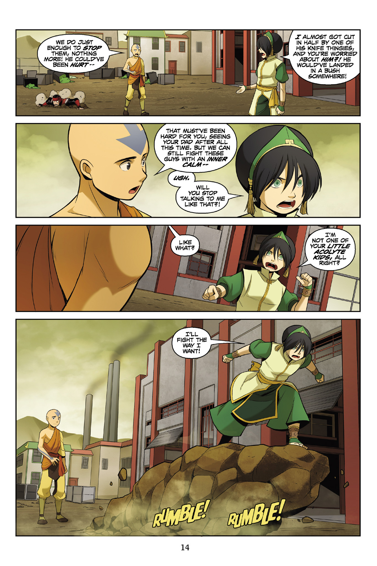 Read online Nickelodeon Avatar: The Last Airbender - The Rift comic -  Issue # Part 2 - 15
