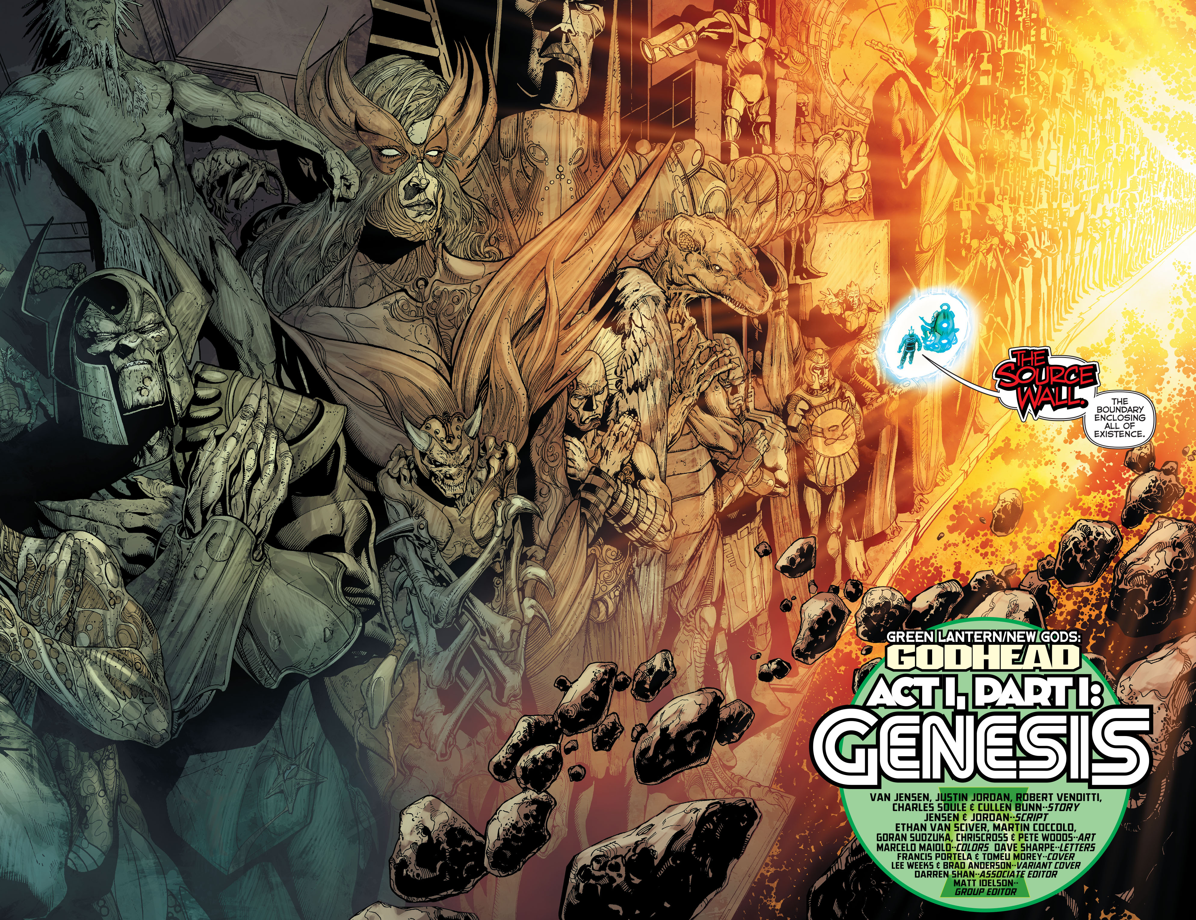 Новые боги. Green Lantern: New Guardians #35. Бэк ту Годхед. New Gods.