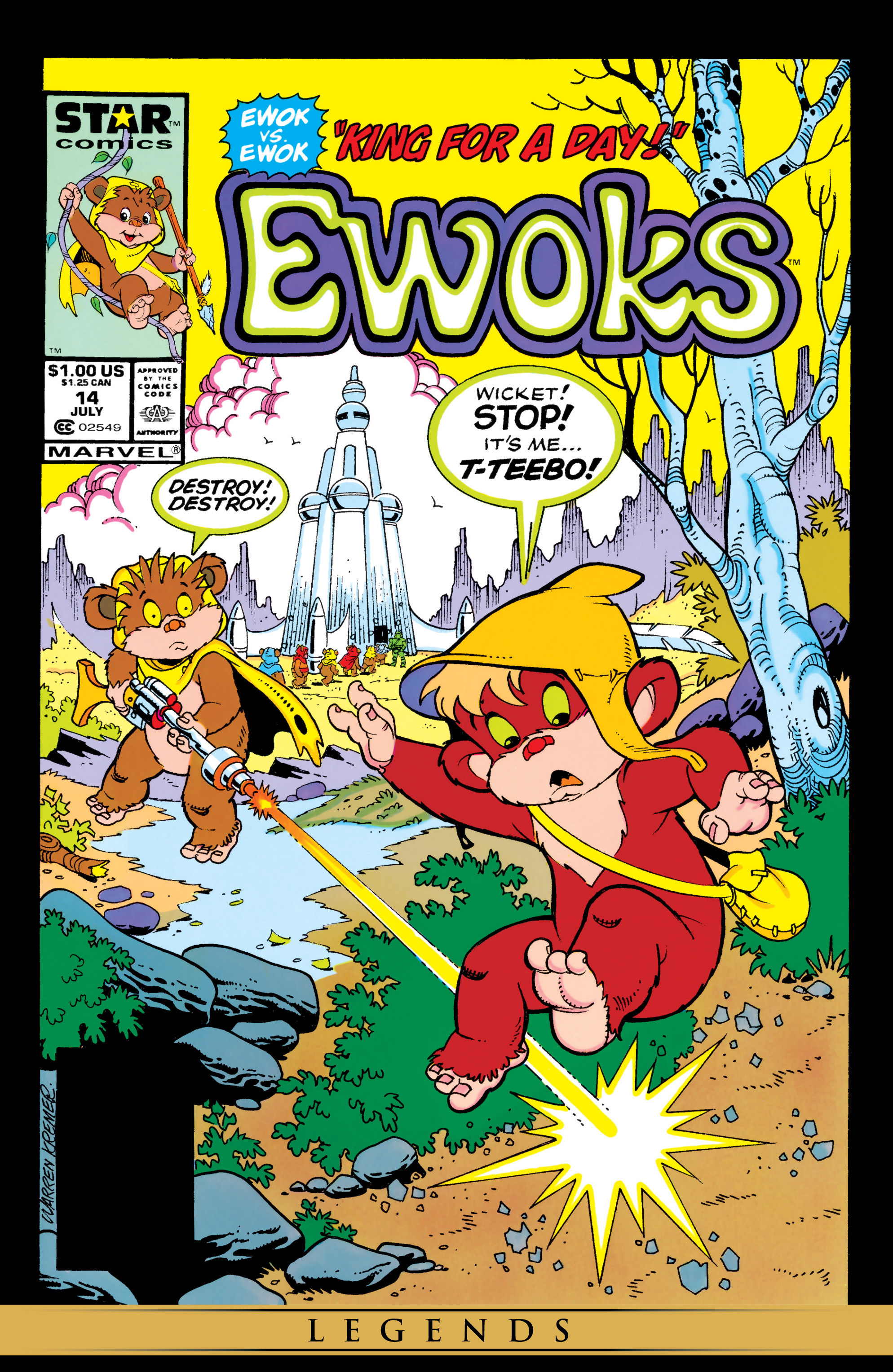 Read online Ewoks comic -  Issue #14 - 1