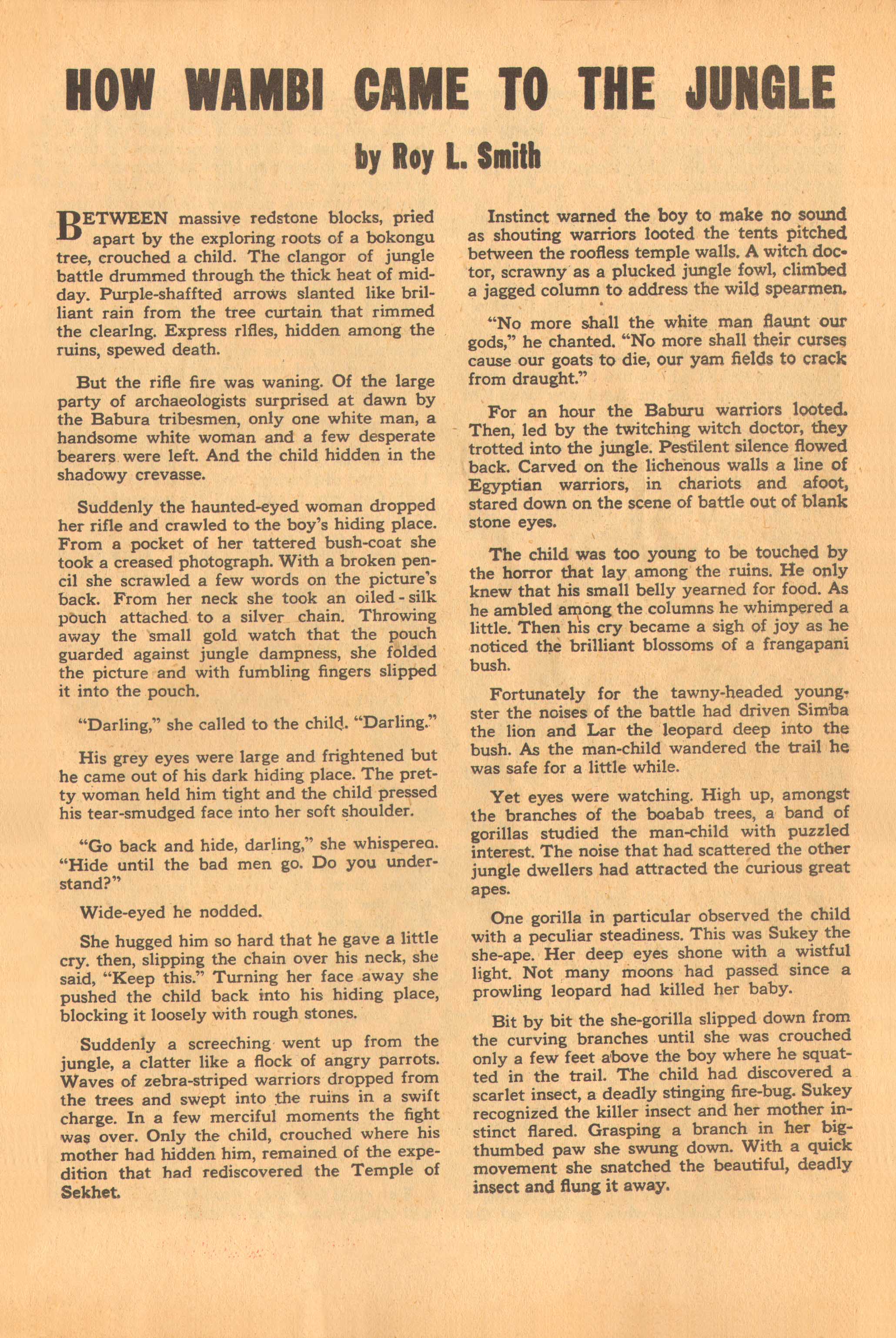 Read online Wambi Jungle Boy comic -  Issue #4 - 34