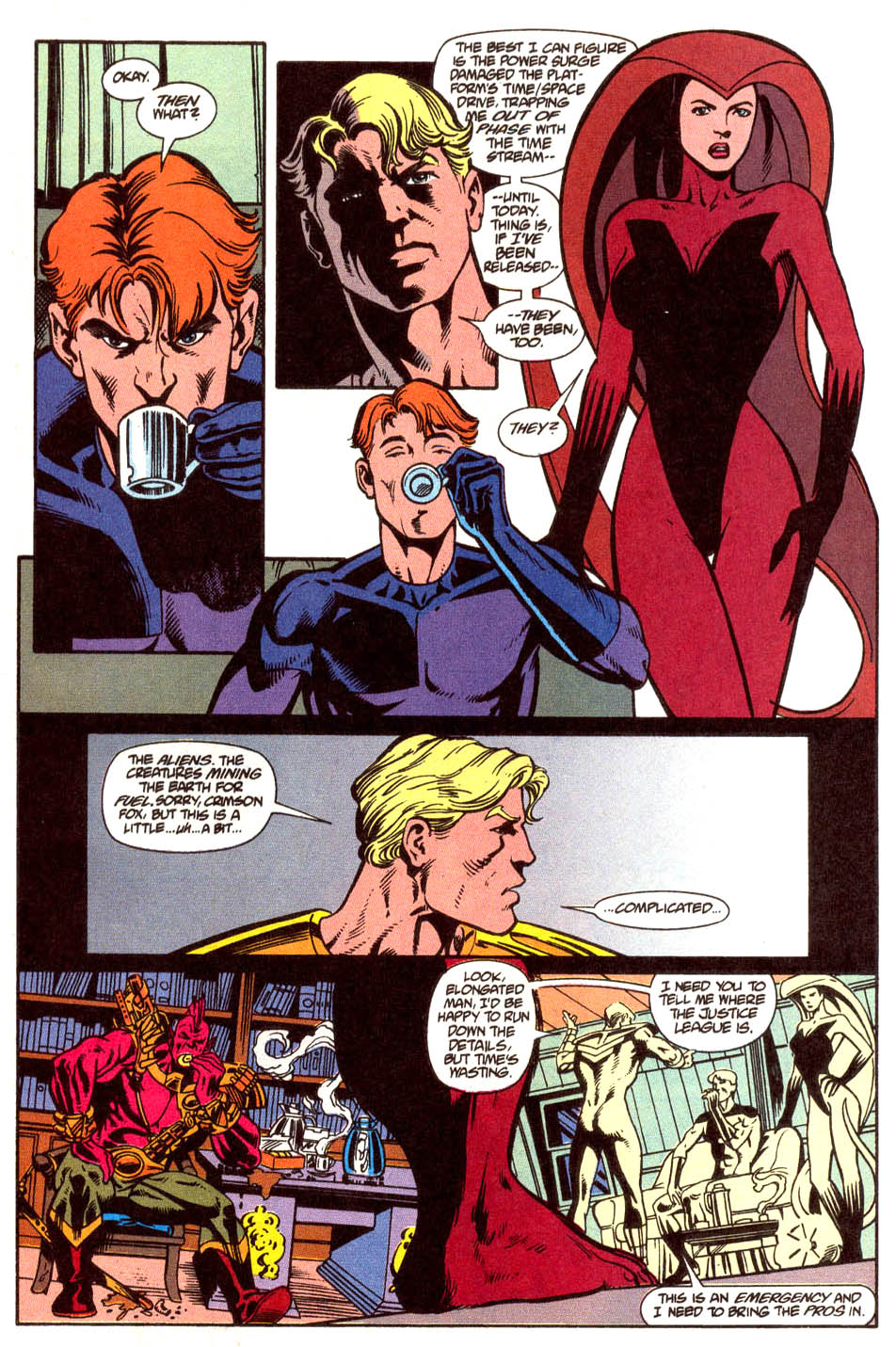 Read online Justice League America comic -  Issue #92 - 22