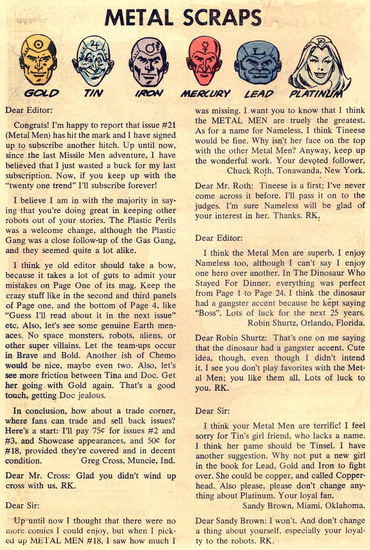 Metal Men (1963) Issue #23 #23 - English 10