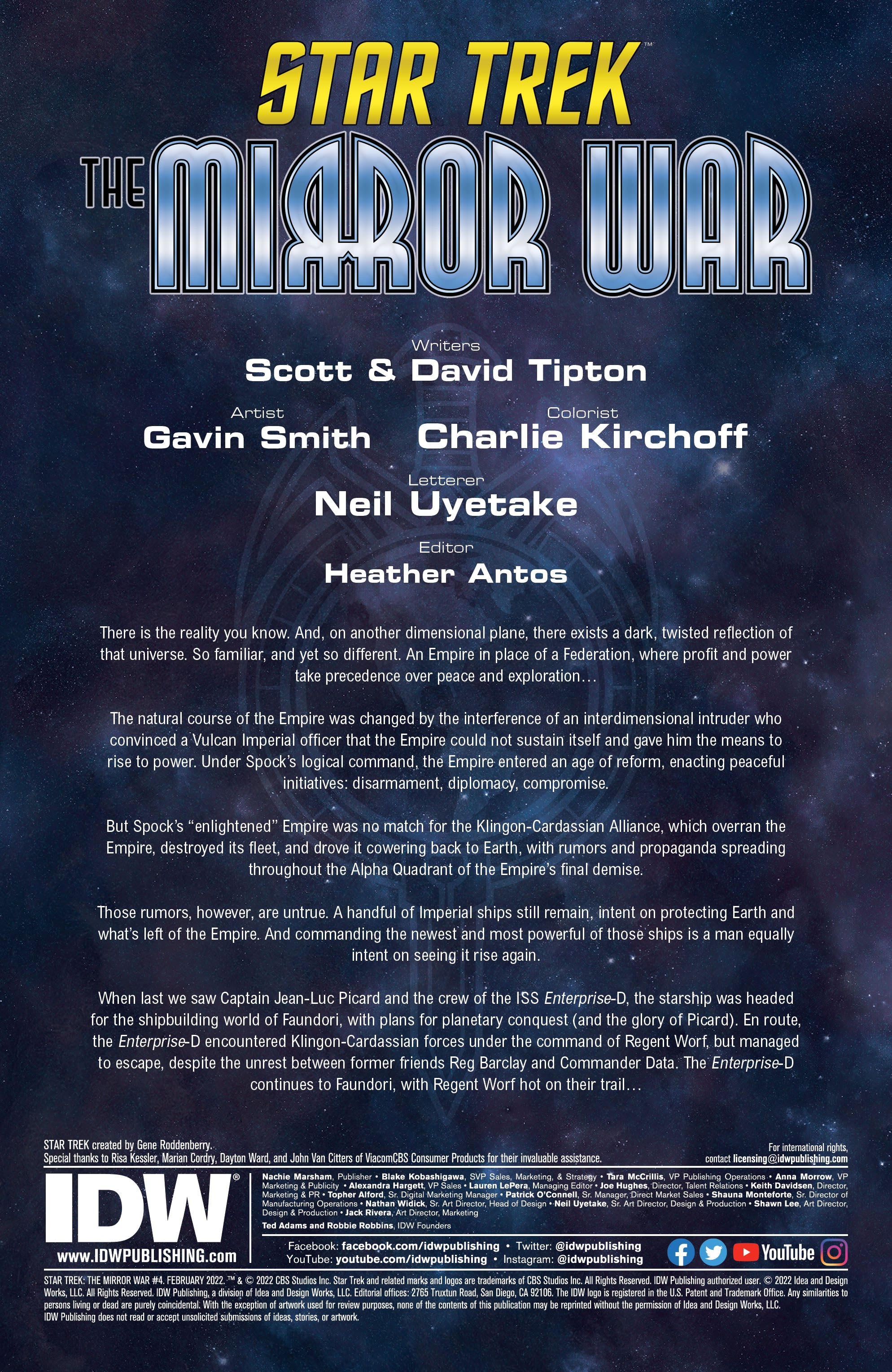 Read online Star Trek: The Mirror War comic -  Issue #4 - 2