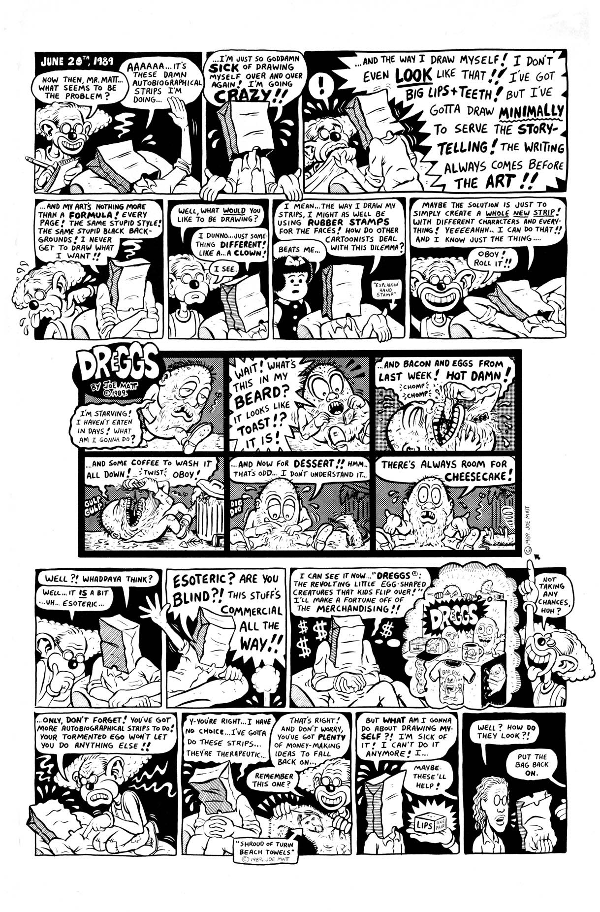 Read online Peepshow: The Cartoon Diary of Joe Matt comic -  Issue # Full - 39