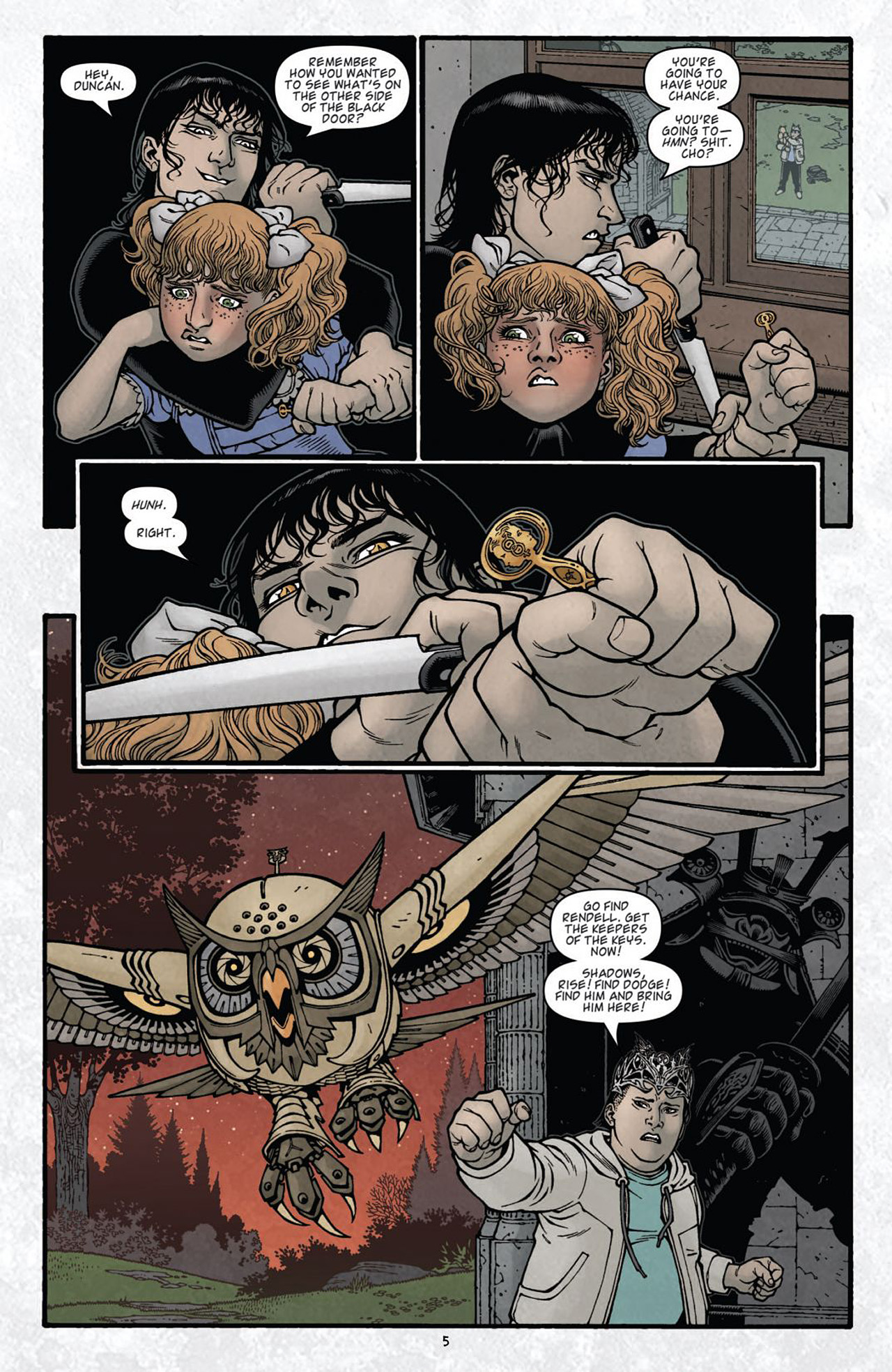 Read online Locke & Key: Clockworks comic -  Issue #6 - 7