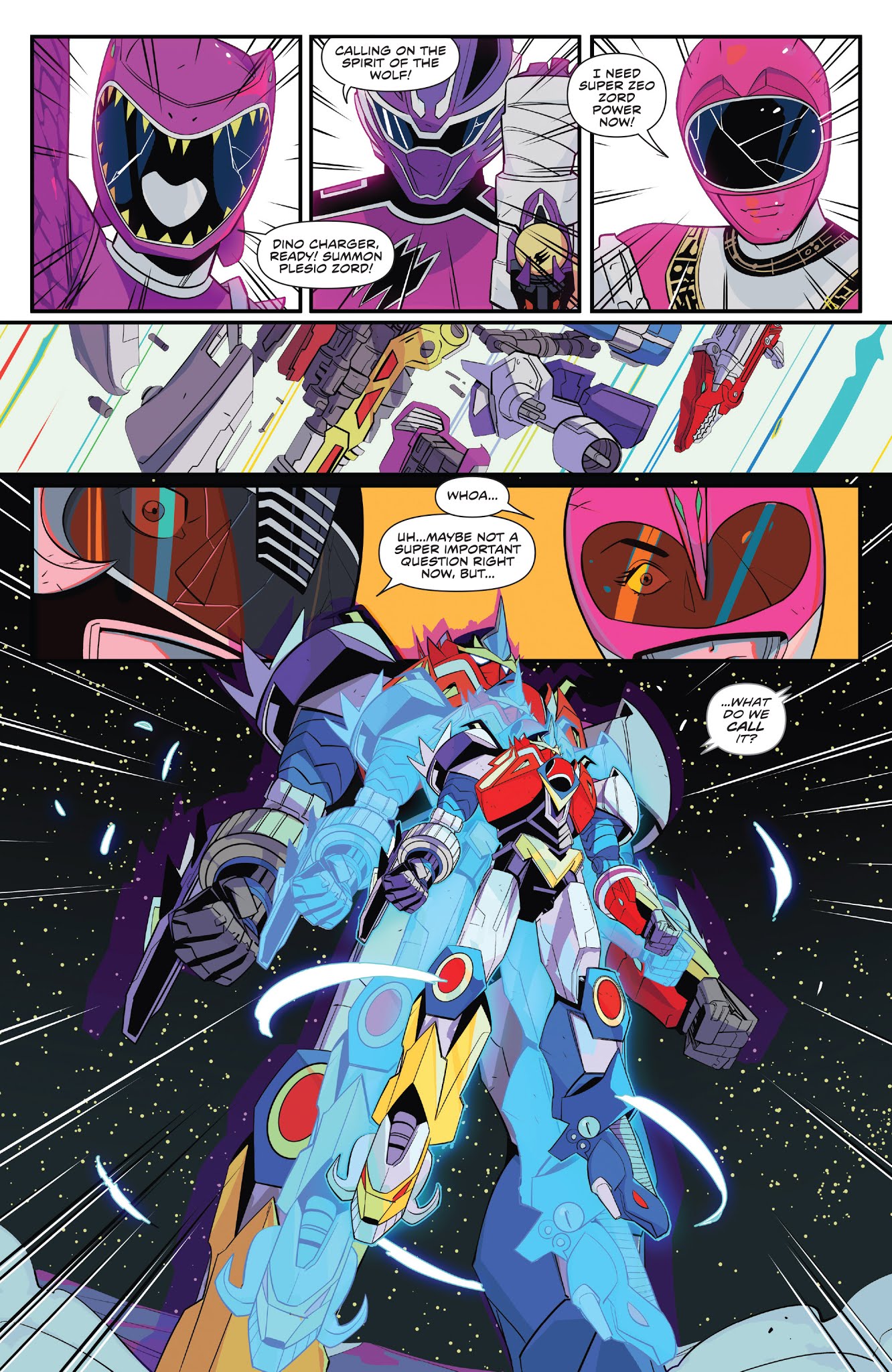 Read online Mighty Morphin Power Rangers: Shattered Grid comic -  Issue # Full - 5