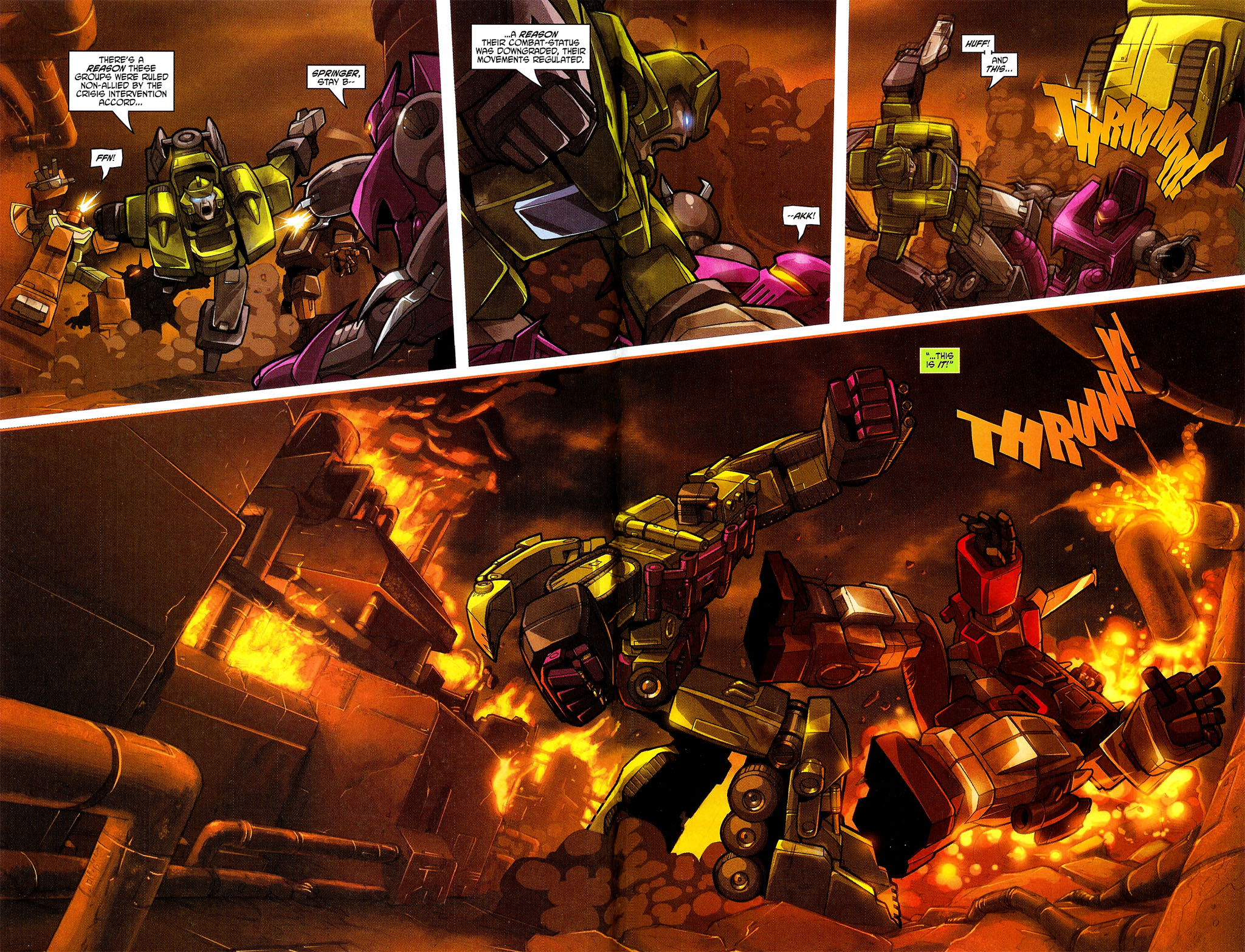 Read online Transformers War Within: "The Dark Ages" comic -  Issue #3 - 4