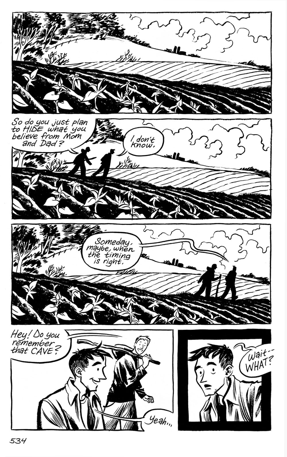 Read online Blankets comic -  Issue #3 - 158