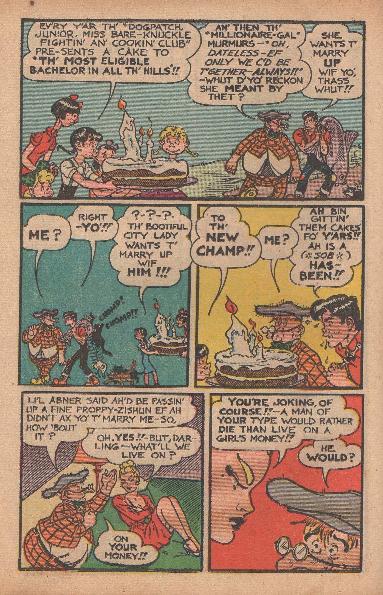 Read online Li'l Abner Comics comic -  Issue #63 - 36