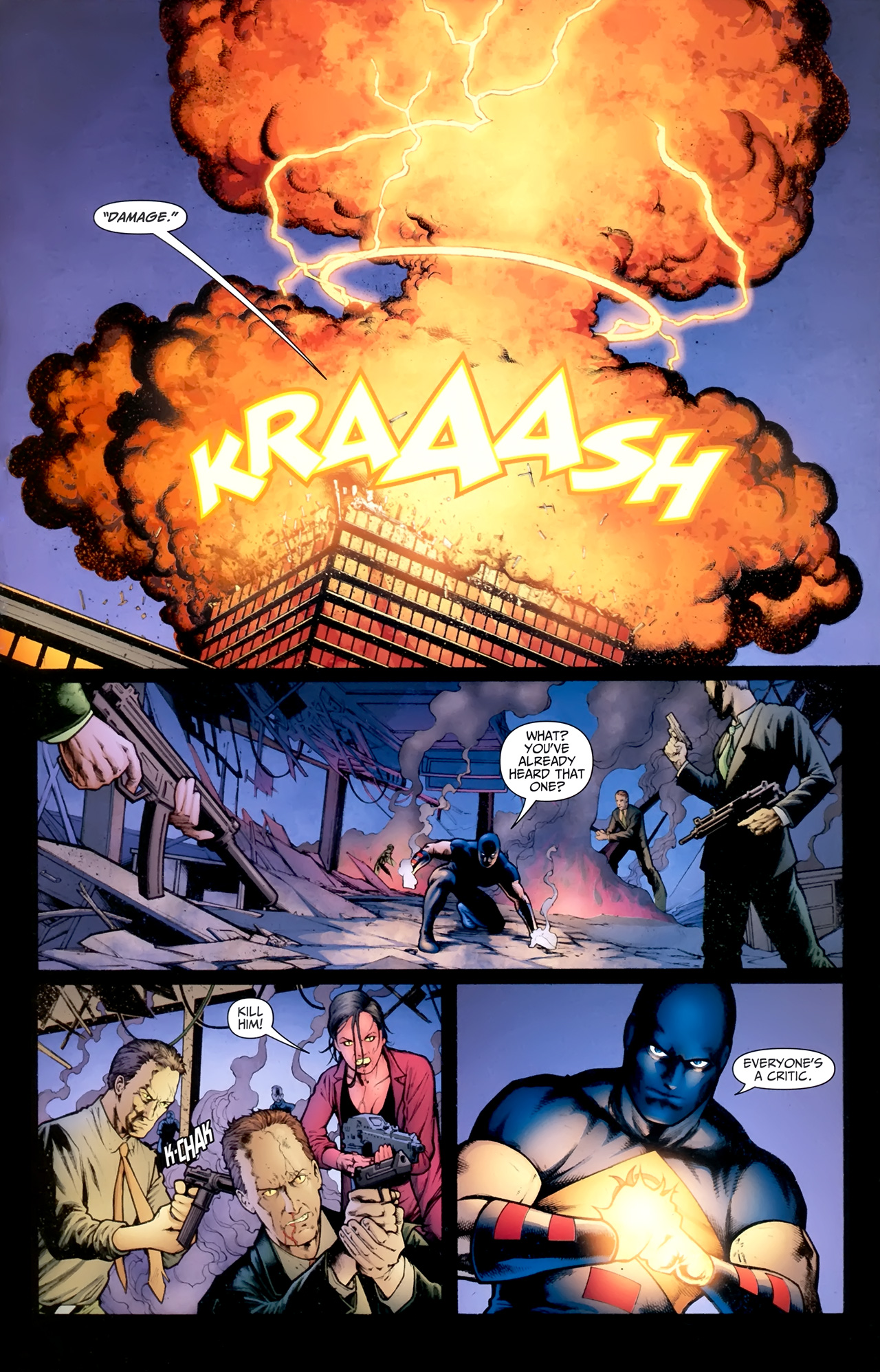 Read online JSA vs. Kobra comic -  Issue #5 - 6