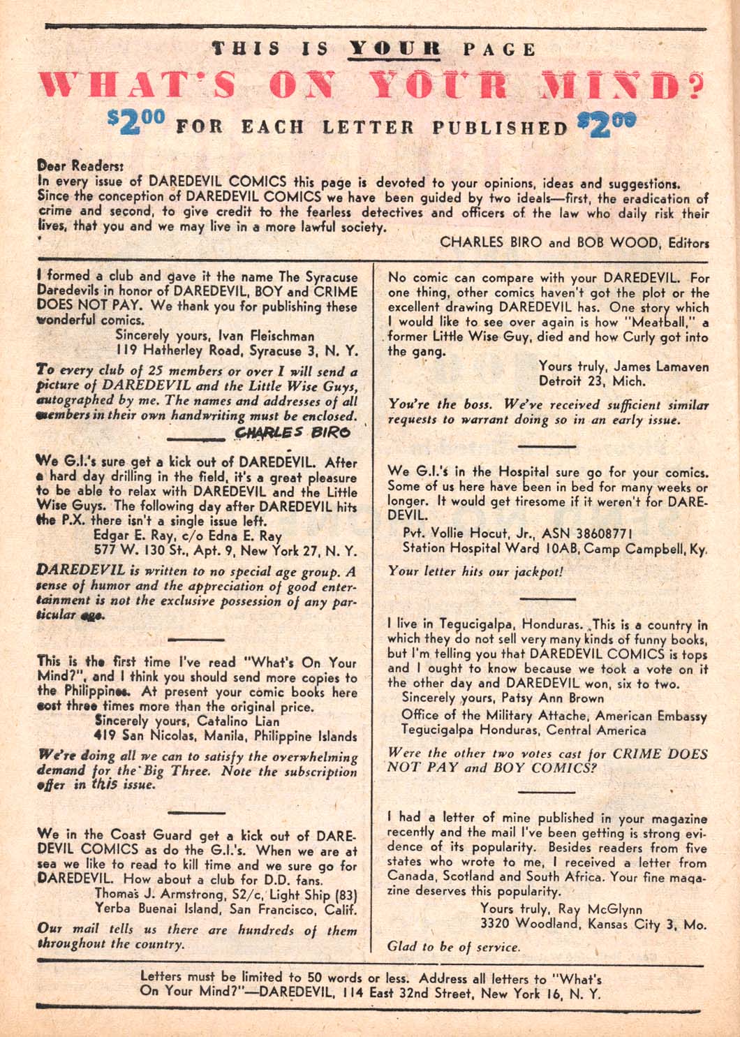 Read online Daredevil (1941) comic -  Issue #41 - 58