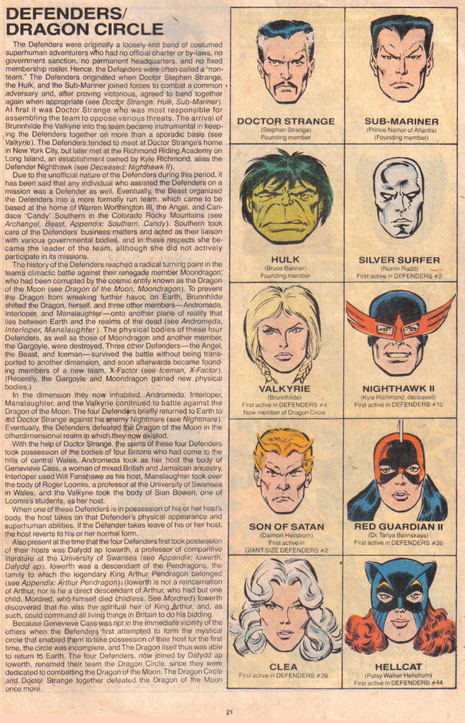 Read online The Official Handbook of the Marvel Universe: Update '89 comic -  Issue #2 - 23