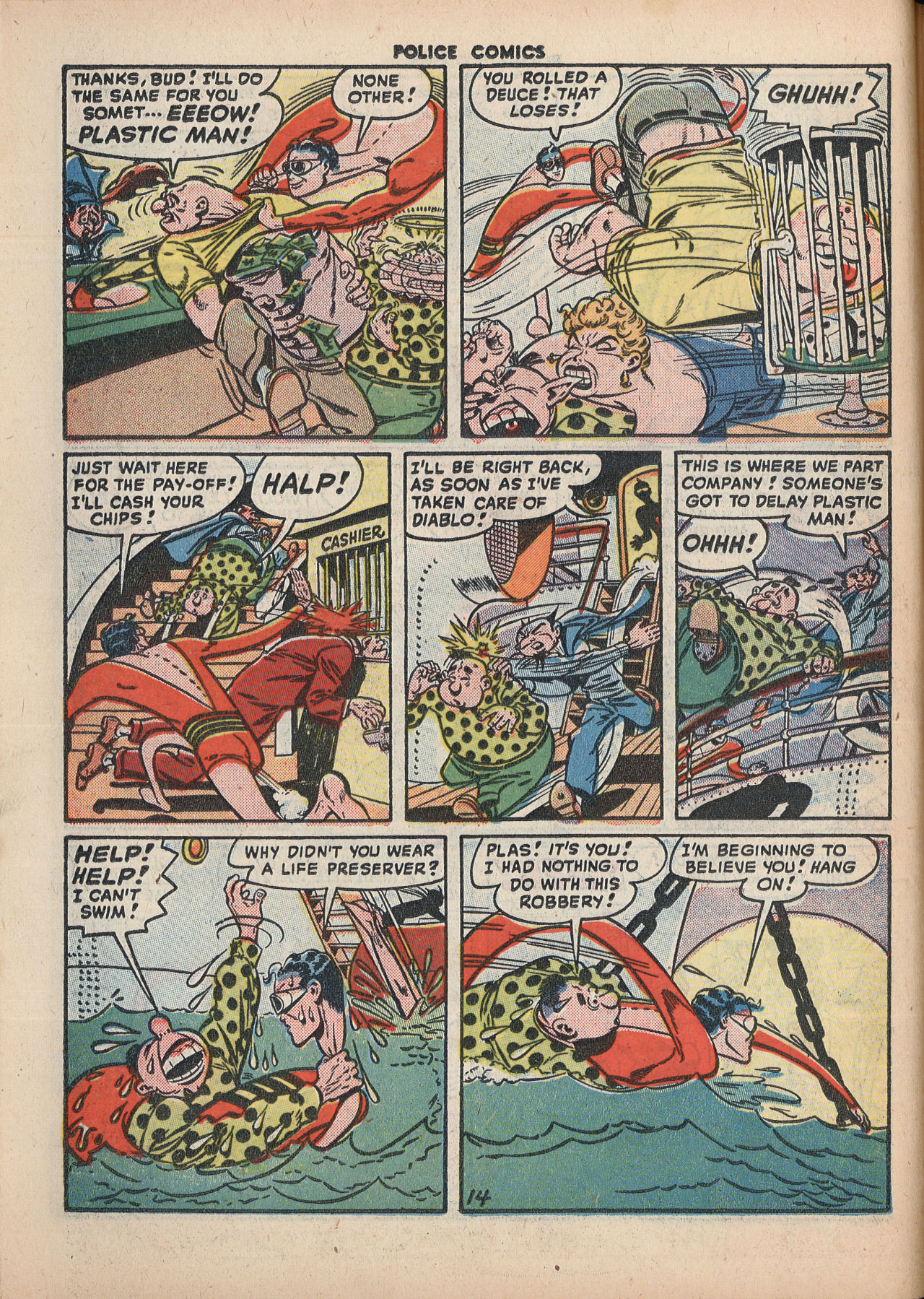 Read online Police Comics comic -  Issue #86 - 16