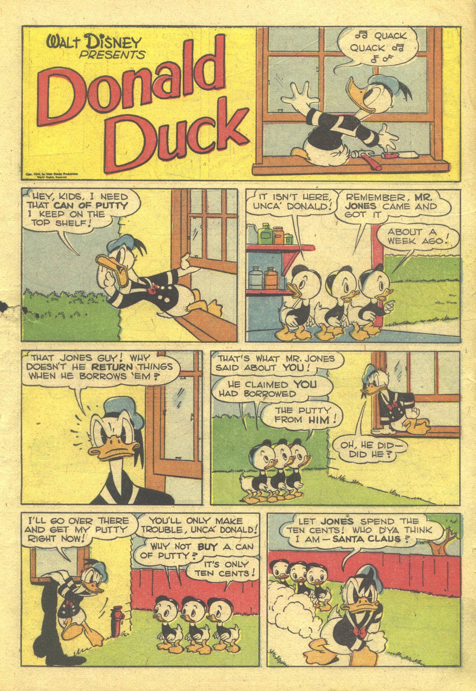 Read online Walt Disney's Comics and Stories comic -  Issue #48 - 3