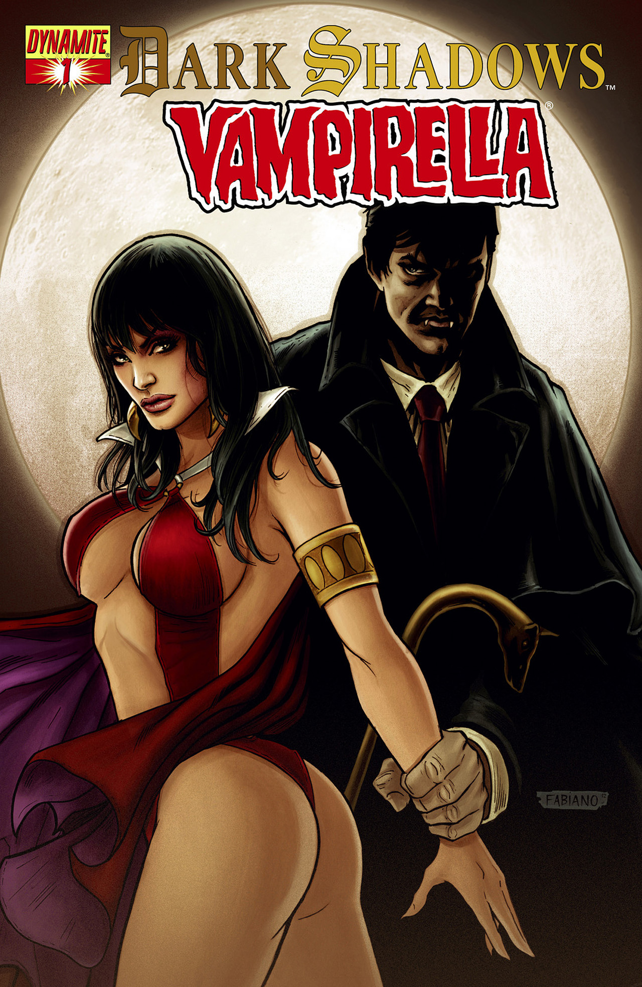 Read online Dark Shadows/Vampirella comic -  Issue #1 - 1