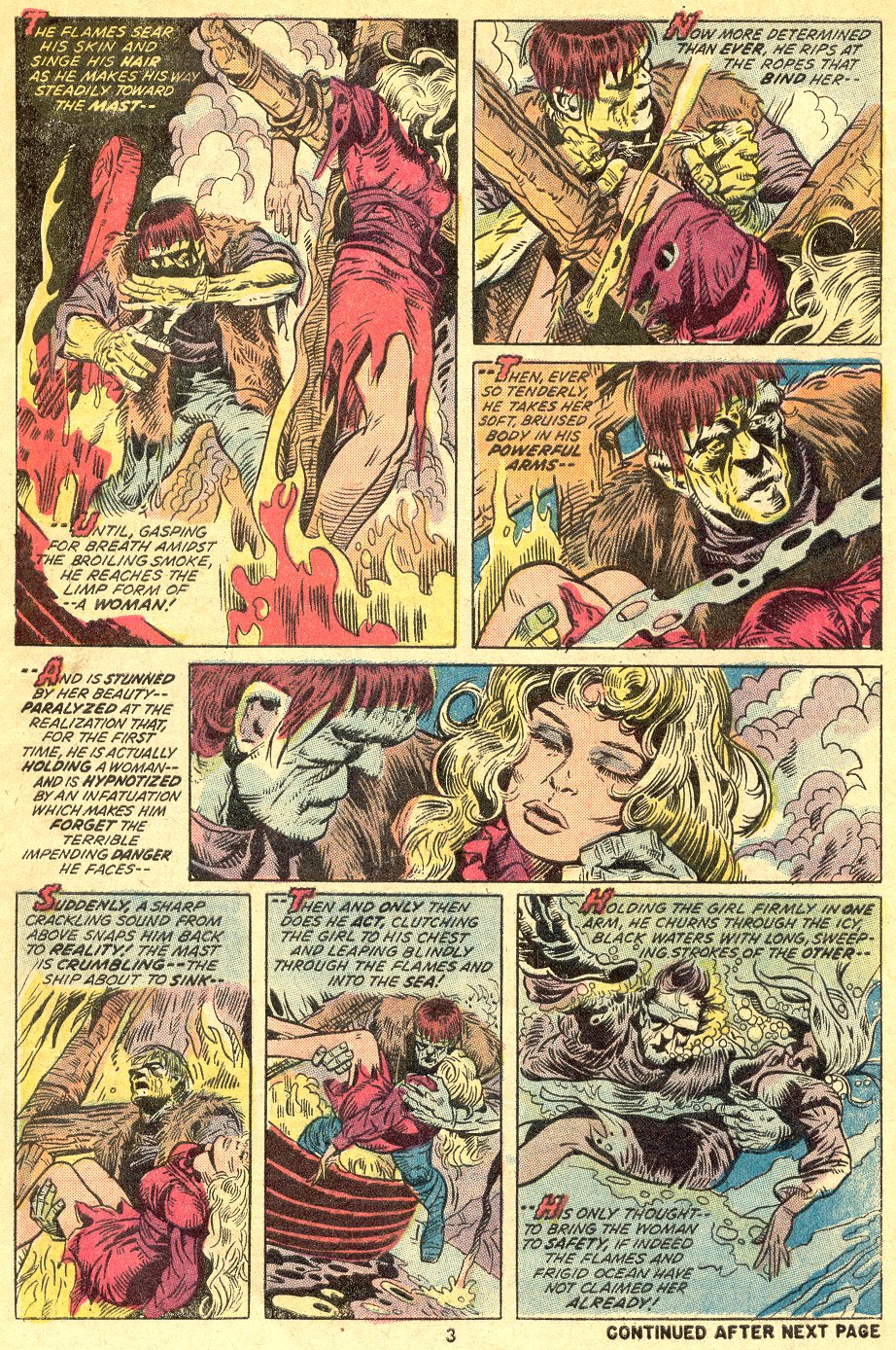 Read online Frankenstein (1973) comic -  Issue #5 - 4