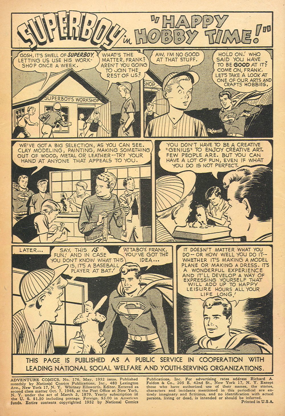 Read online Adventure Comics (1938) comic -  Issue #176 - 2