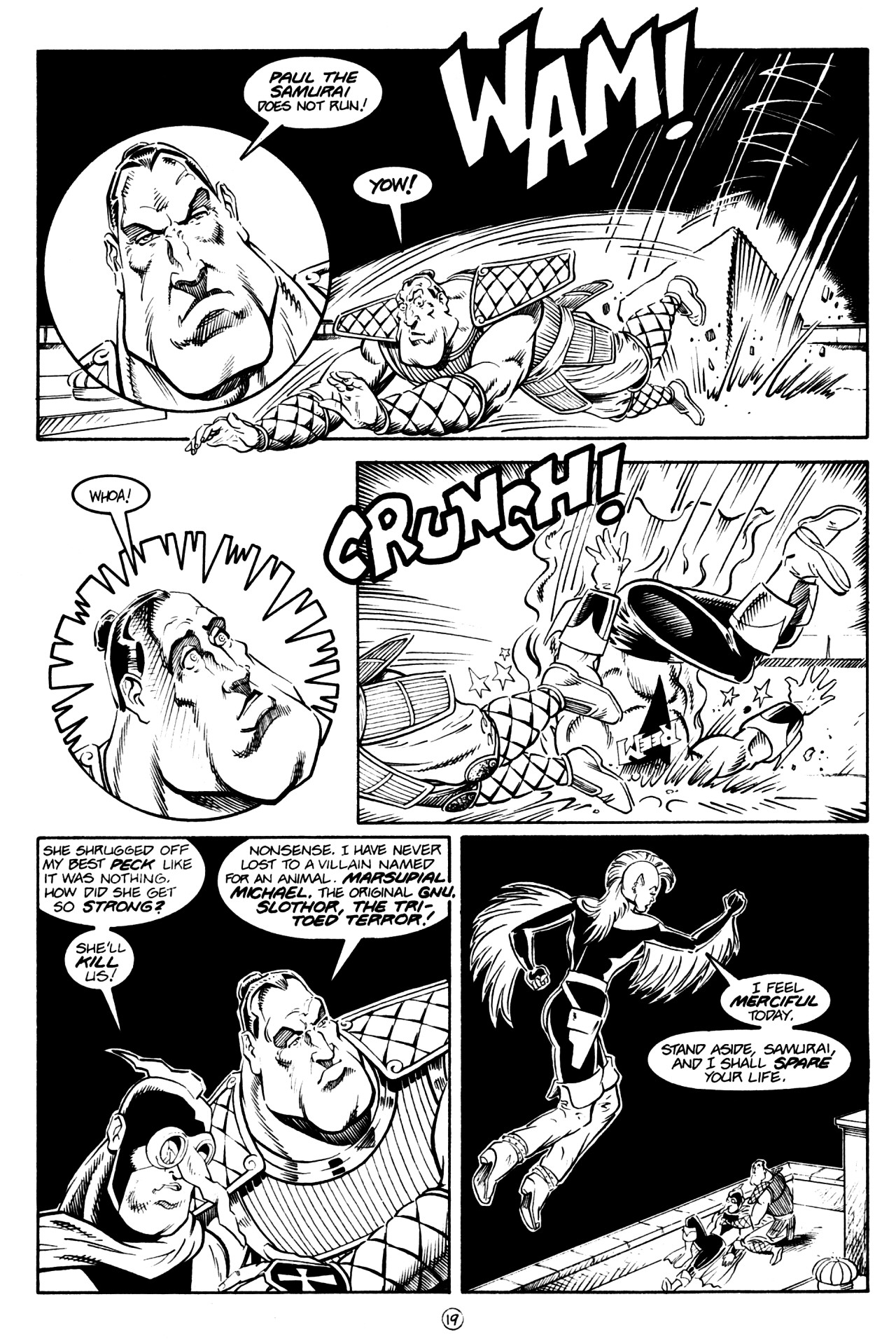 Read online Paul the Samurai (1992) comic -  Issue #4 - 21