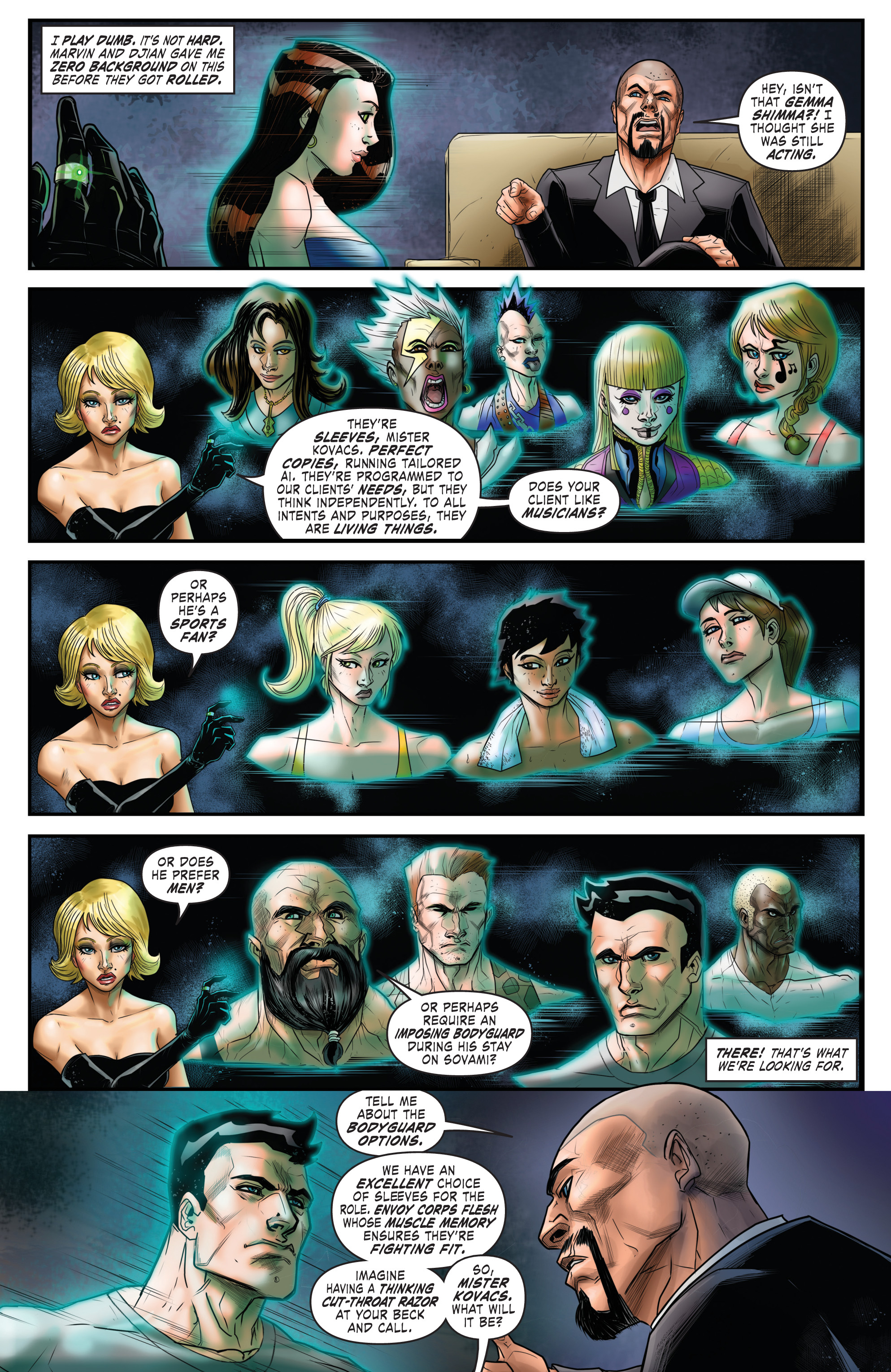 Read online Altered Carbon: Download Blues comic -  Issue # TPB - 46