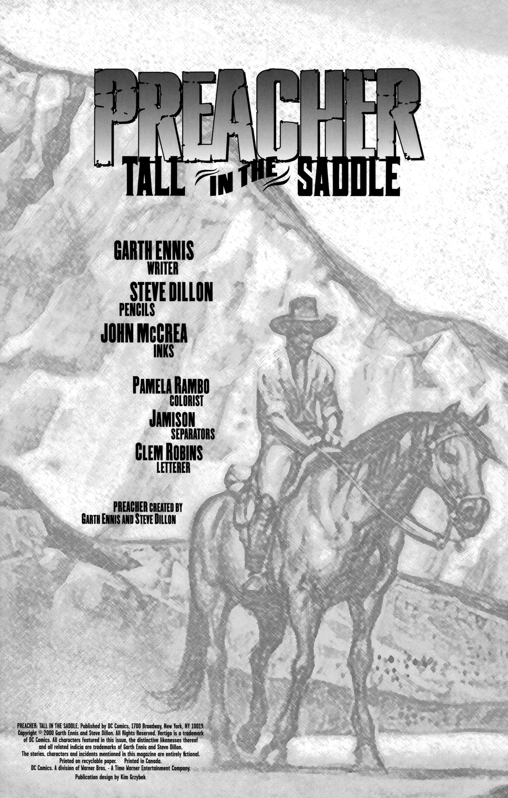 Read online Preacher: Tall in the Saddle comic -  Issue # Full - 2