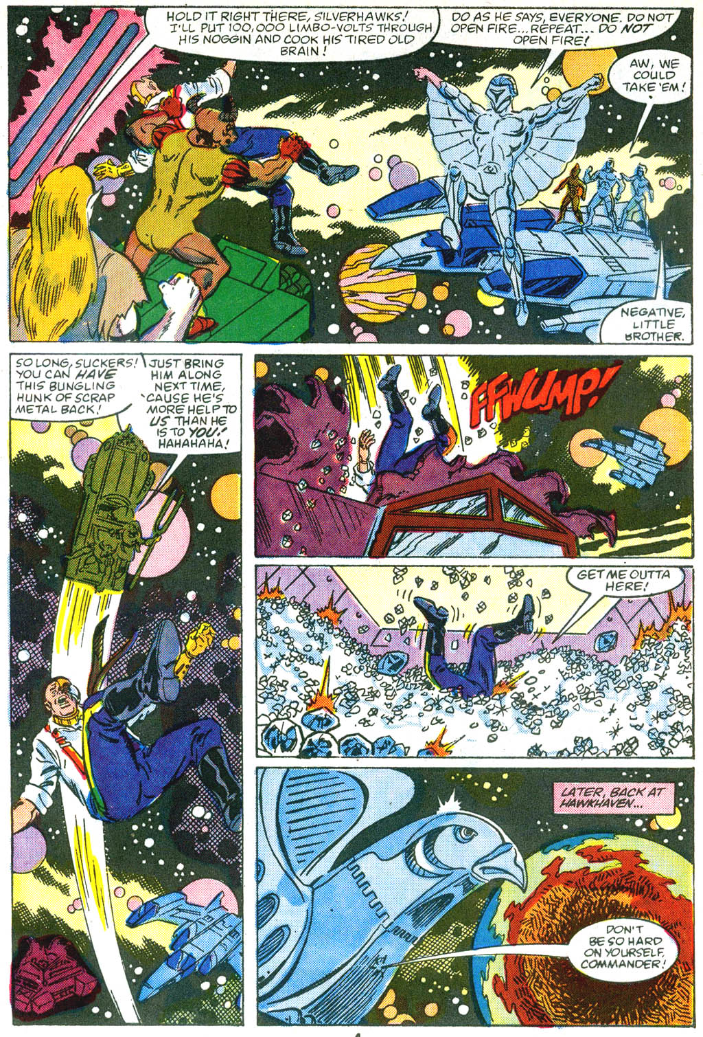 Read online SilverHawks comic -  Issue #6 - 5