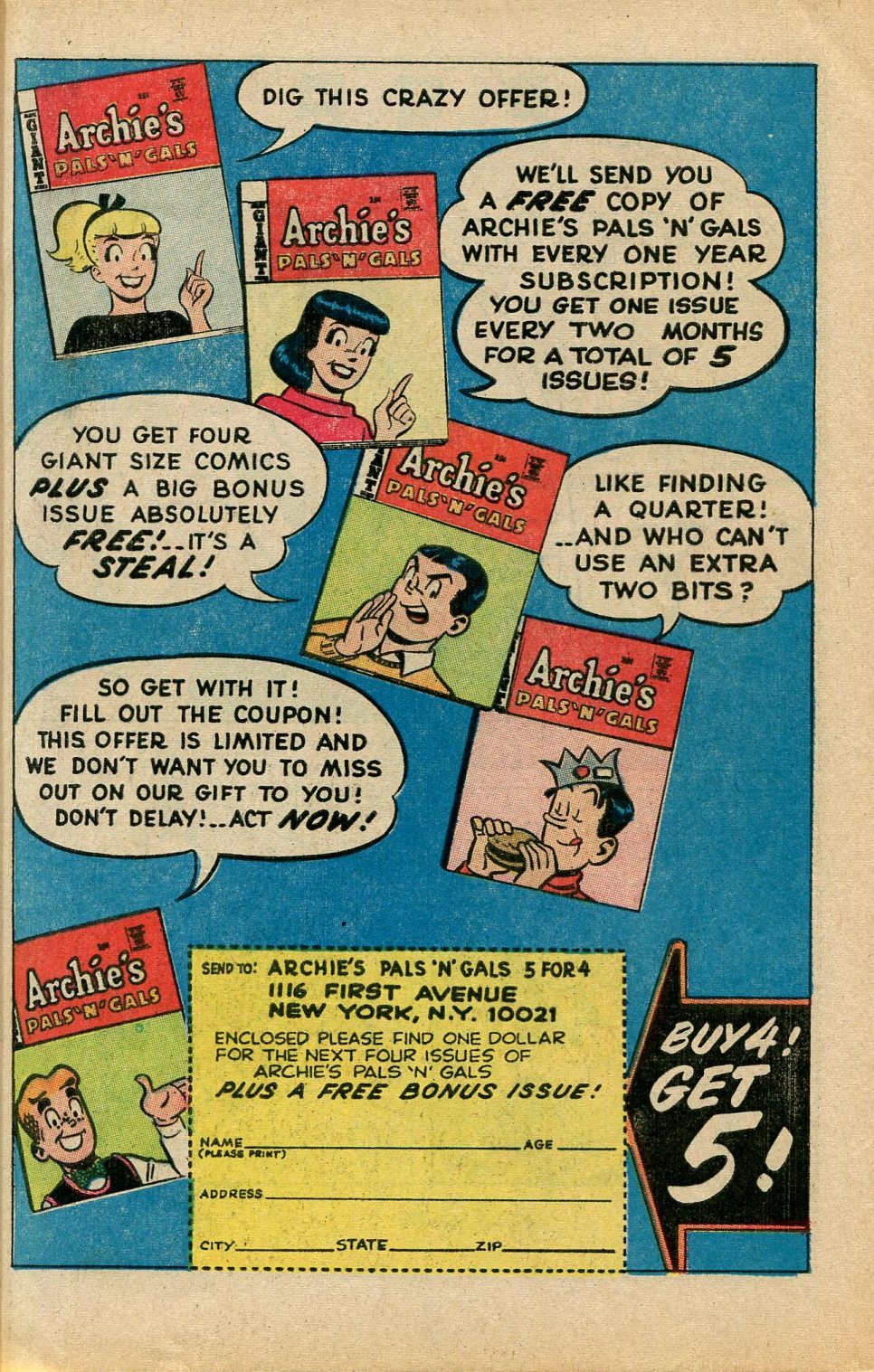 Read online Archie's Pals 'N' Gals (1952) comic -  Issue #47 - 31