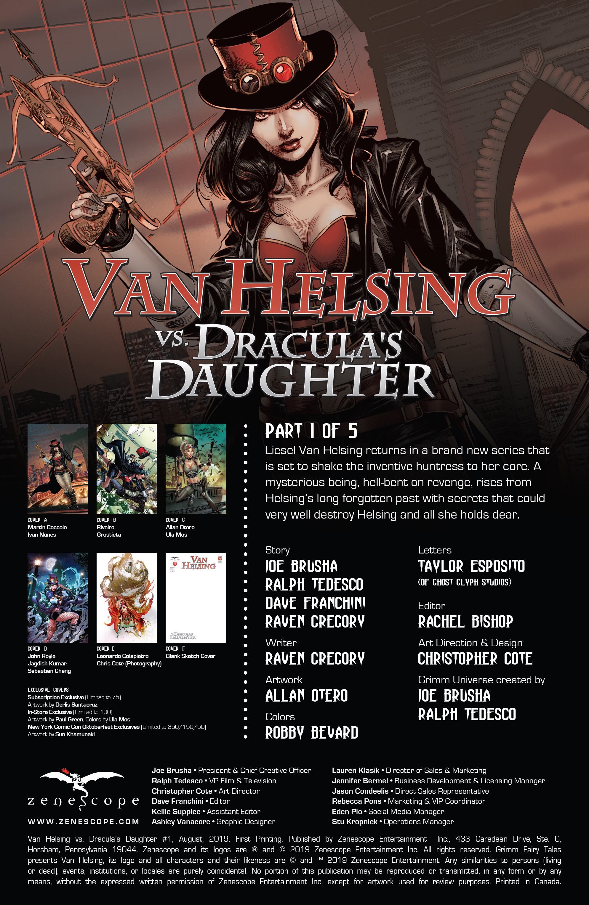 Read online Van Helsing vs. Dracula's Daughter comic -  Issue #1 - 2