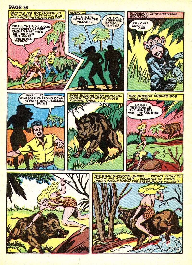 Read online Sheena, Queen of the Jungle (1942) comic -  Issue #3 - 61