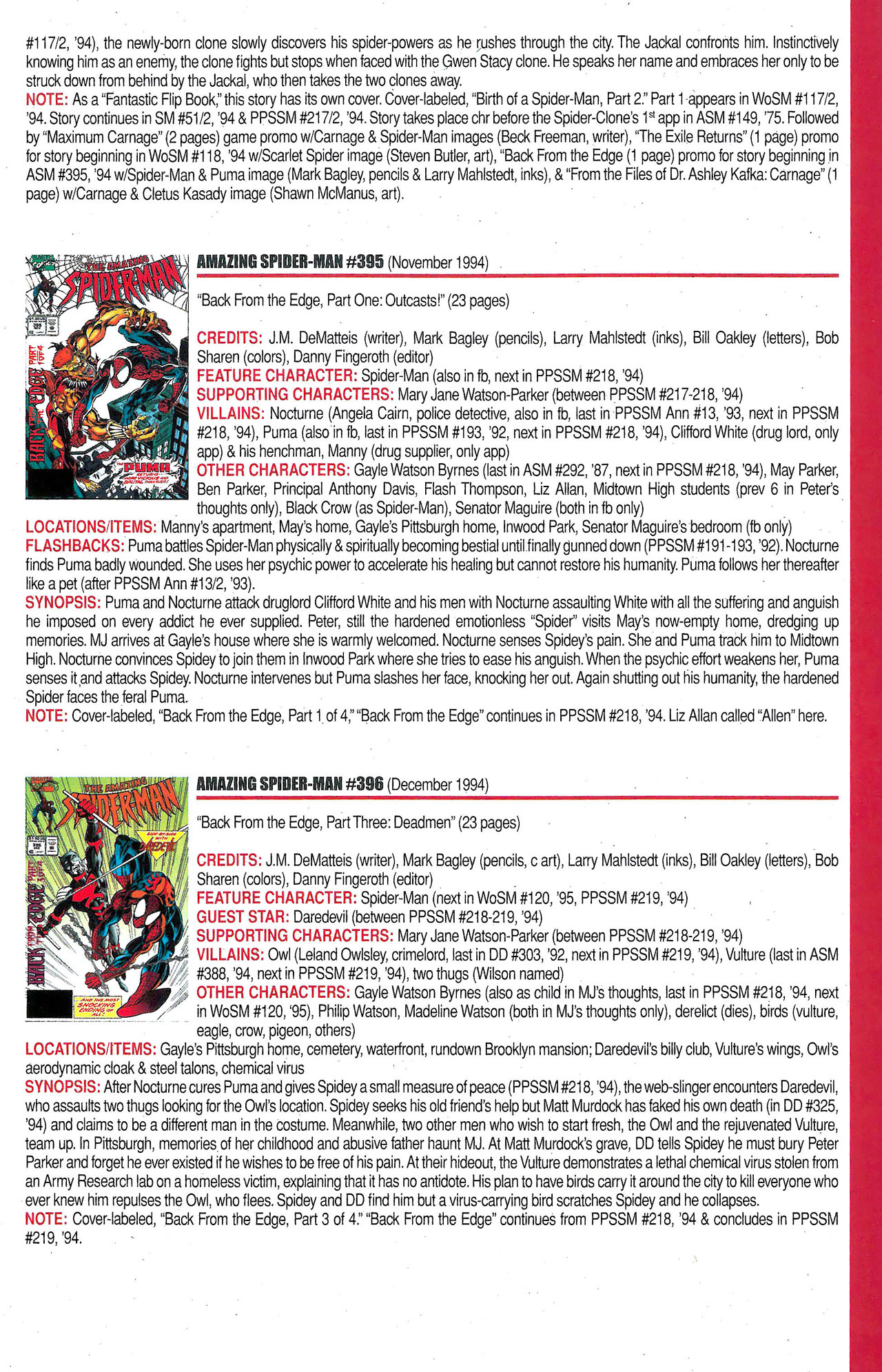 Read online Official Index to the Marvel Universe comic -  Issue #9 - 19