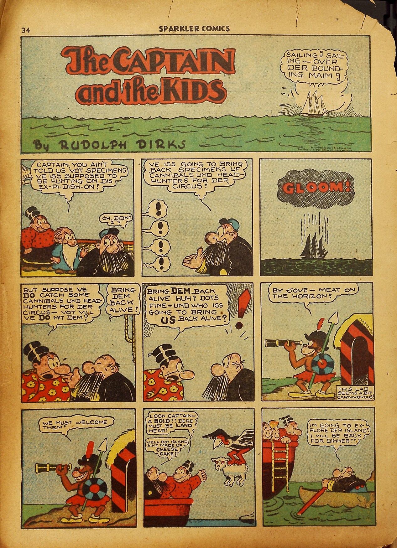 Read online Sparkler Comics comic -  Issue #1 - 37