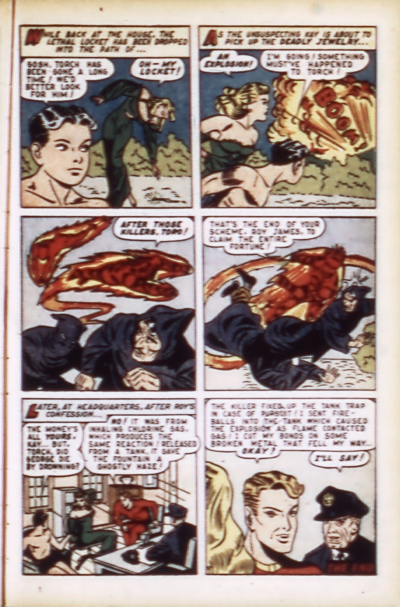 Read online The Human Torch (1940) comic -  Issue #26 - 35
