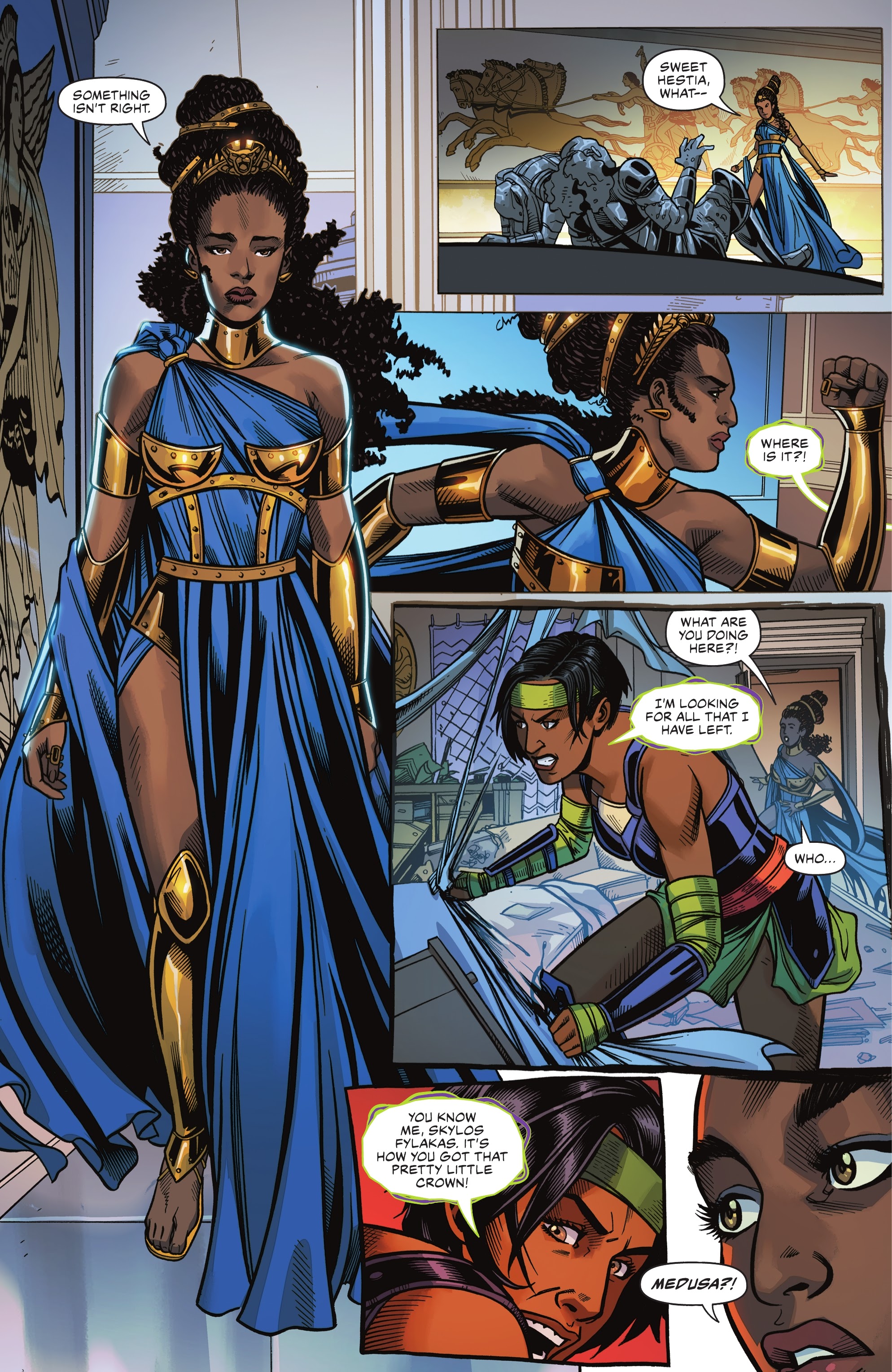 Read online Nubia & the Amazons comic -  Issue #3 - 17