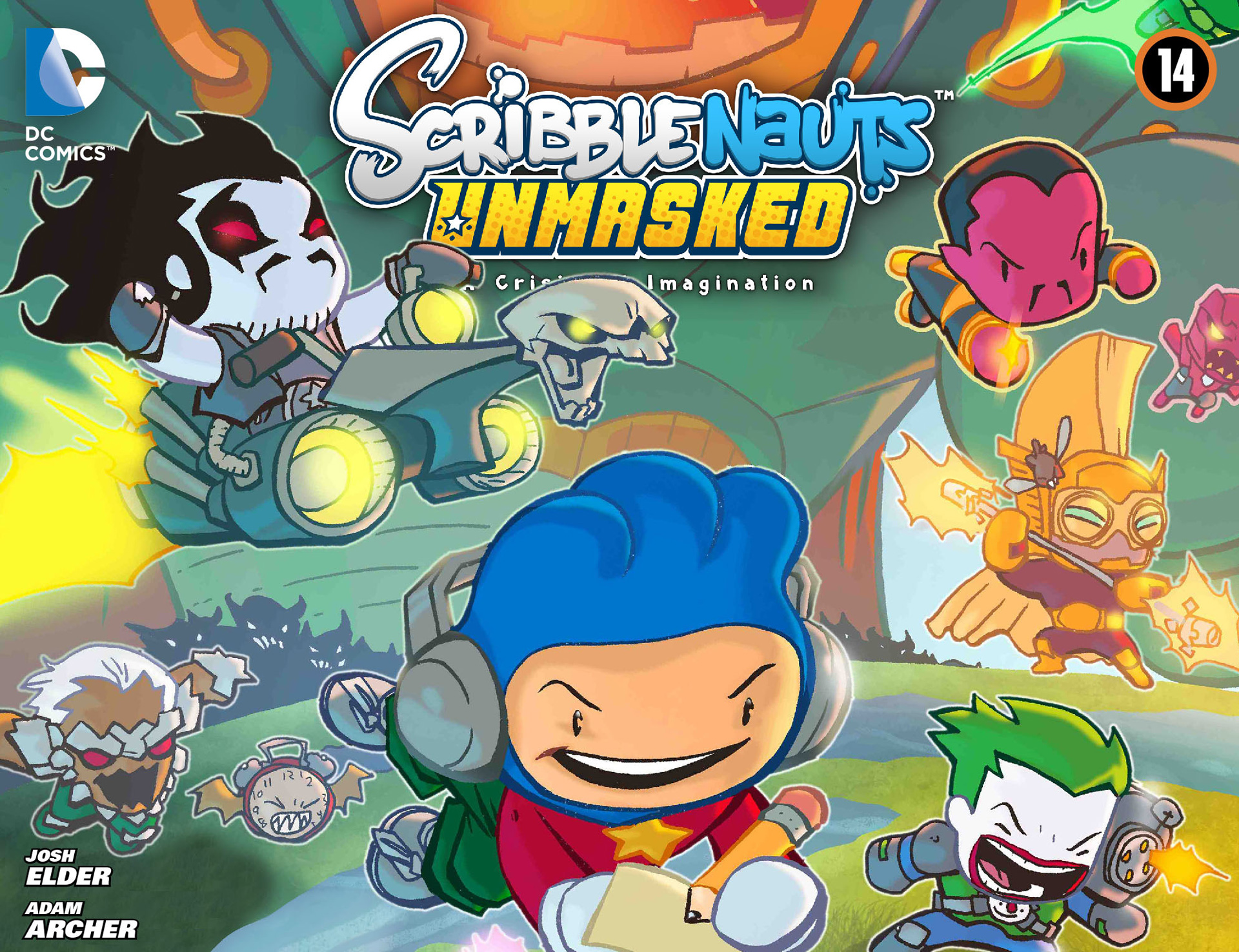 Read online Scribblenauts Unmasked: A Crisis of Imagination comic -  Issue #14 - 1