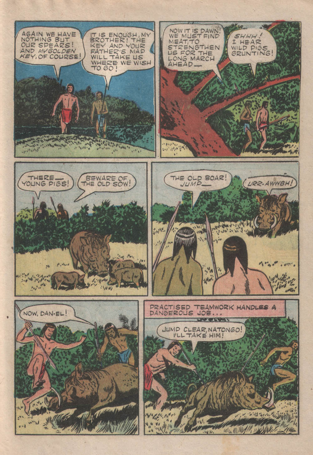 Read online Tarzan (1948) comic -  Issue #35 - 33