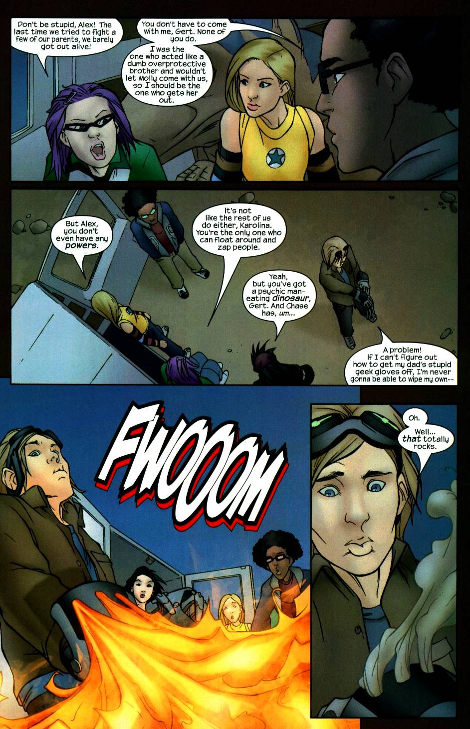 Read online Runaways (2003) comic -  Issue #5 - 7